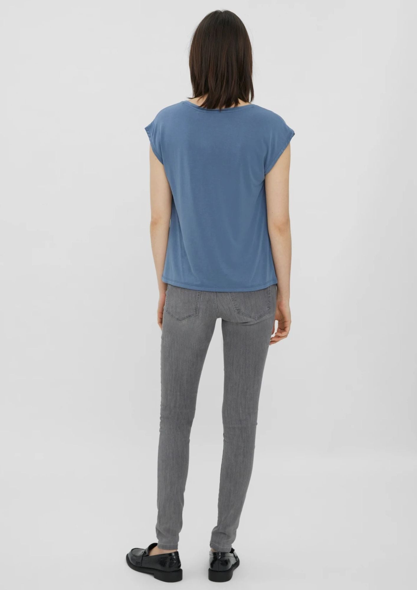Vero Moda Top Donna Filli Blu 10247666 China Blue VERO MODA