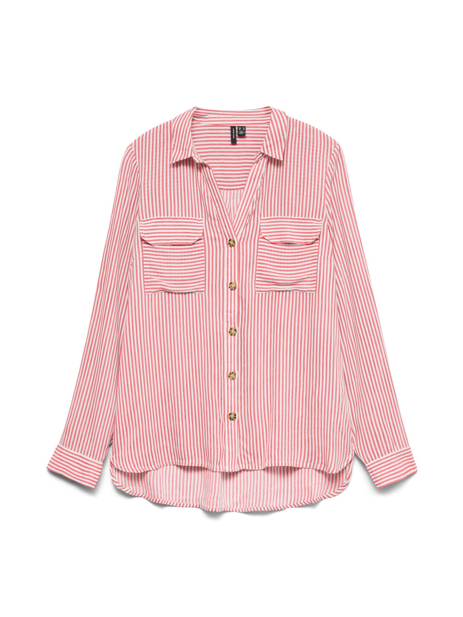 Vero Moda Camicia Donna Coral Paradise Snow White Vmbumpy 10275283 Coral Paradise VERO MODA