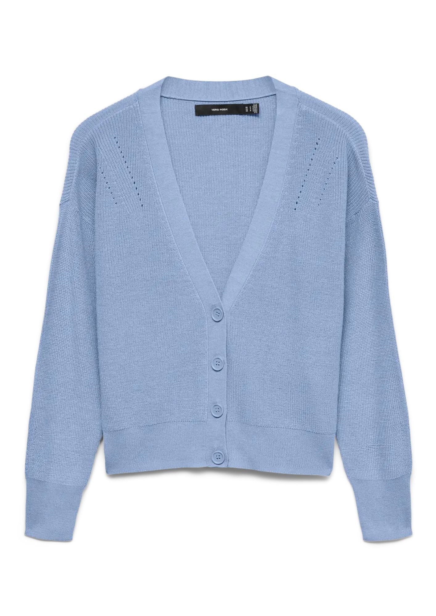Vero Moda Cardigan Donna Newlexsun Blu<BR/> 10281878 Brunnera Blue VERO MODA