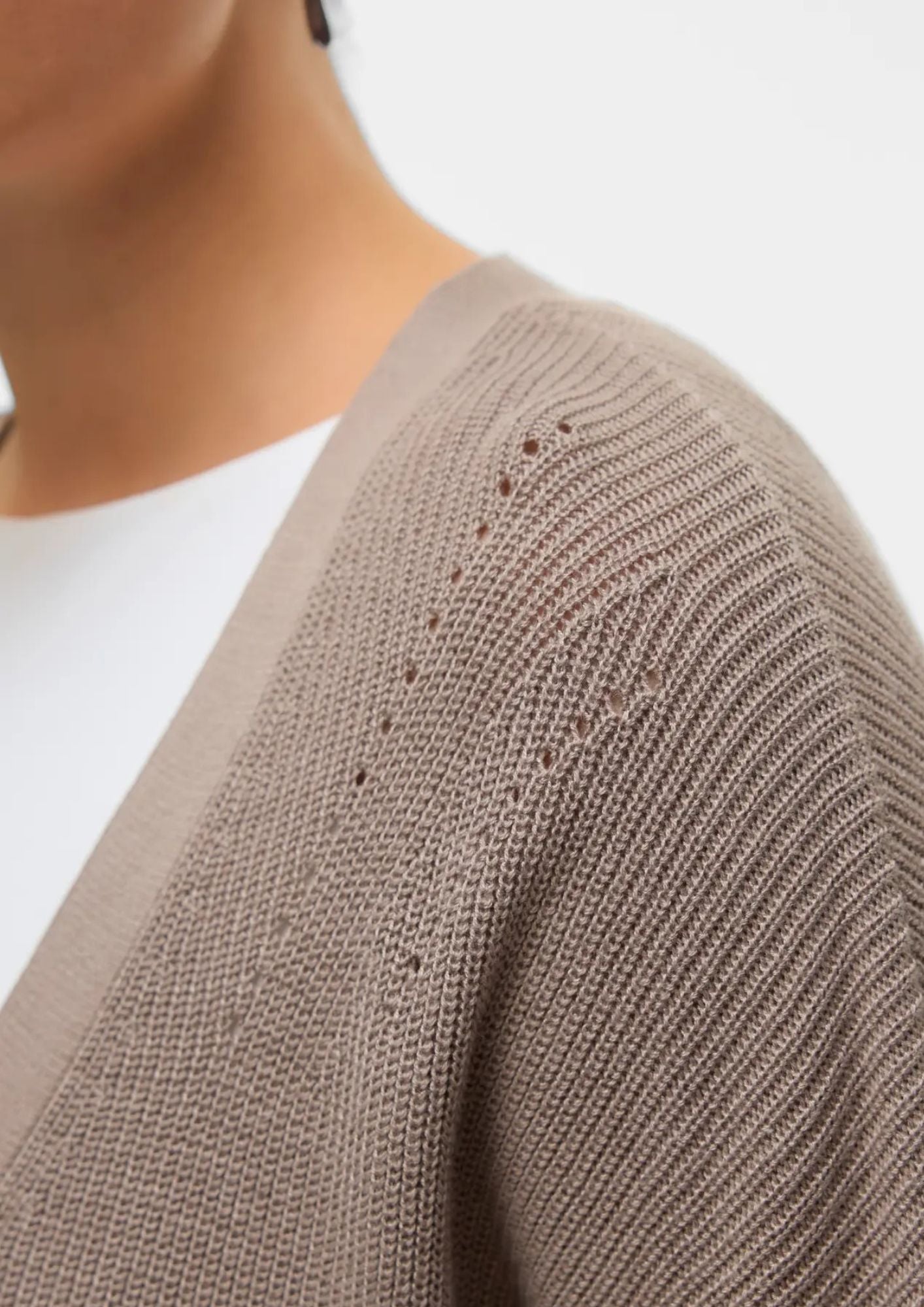 Vero Moda Cardigan Donna Newlexsun Grigio 10281878 Moon Rock VERO MODA