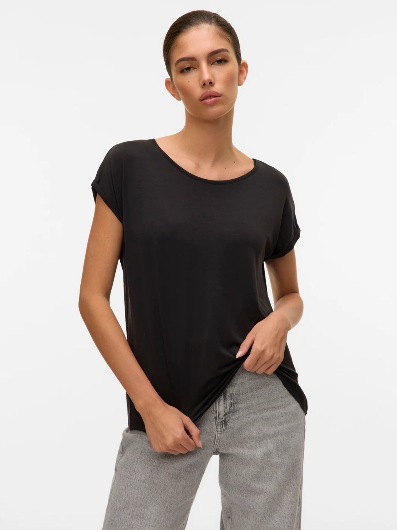 Vero Moda T-Shirt Donna Ava Nera 10284468 Black VERO MODA