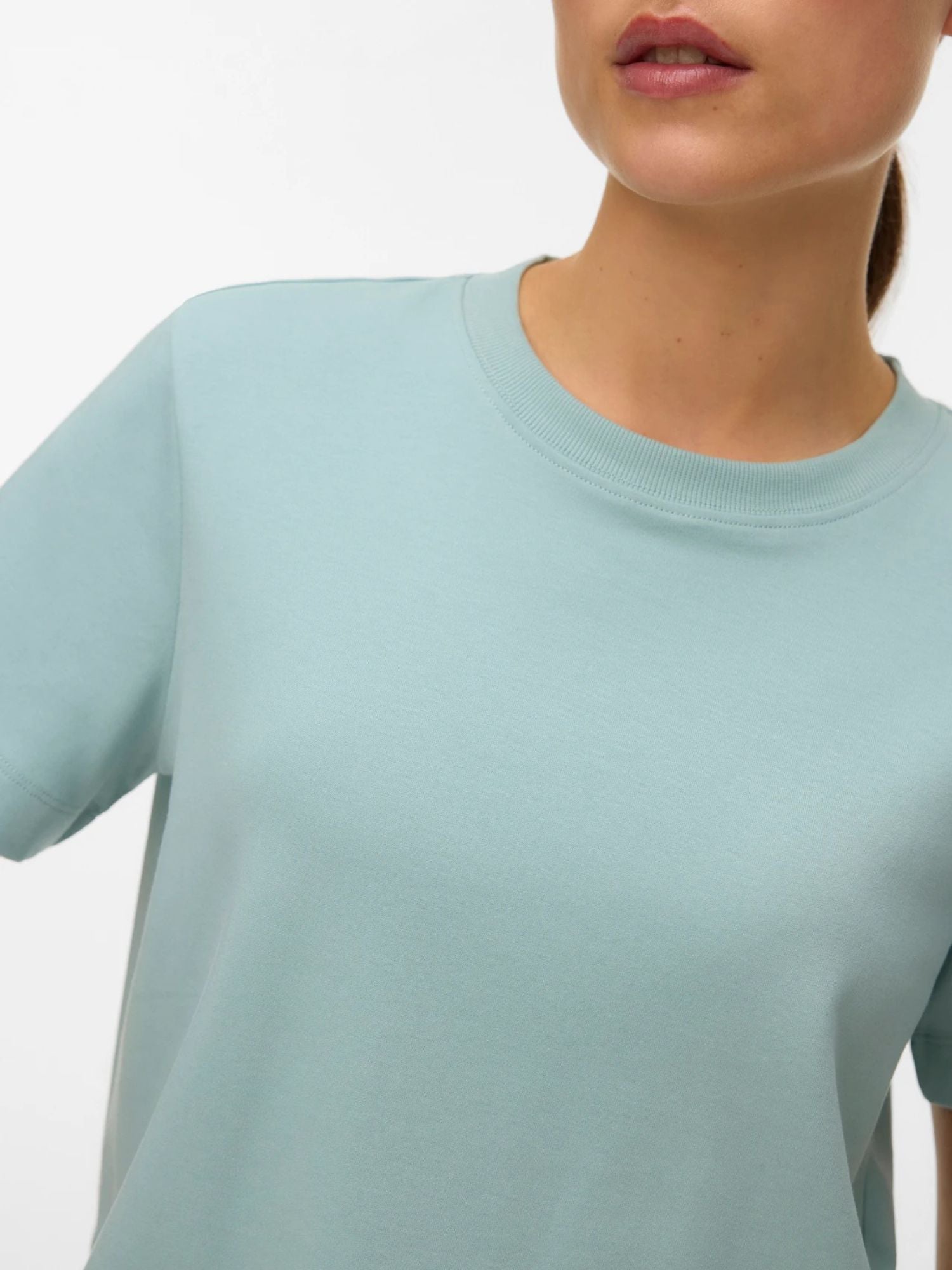 Aware T-Shirt Donna Gray Mist Awnaima 10294544 Gray Mist VERO MODA