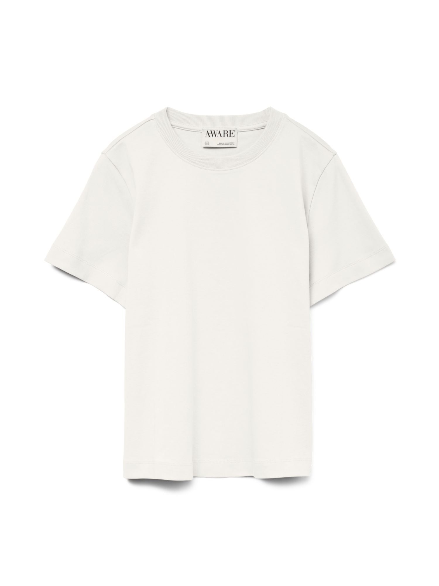 Aware T-Shirt Donna Bianco Awnaima 10294544 Snow White VERO MODA