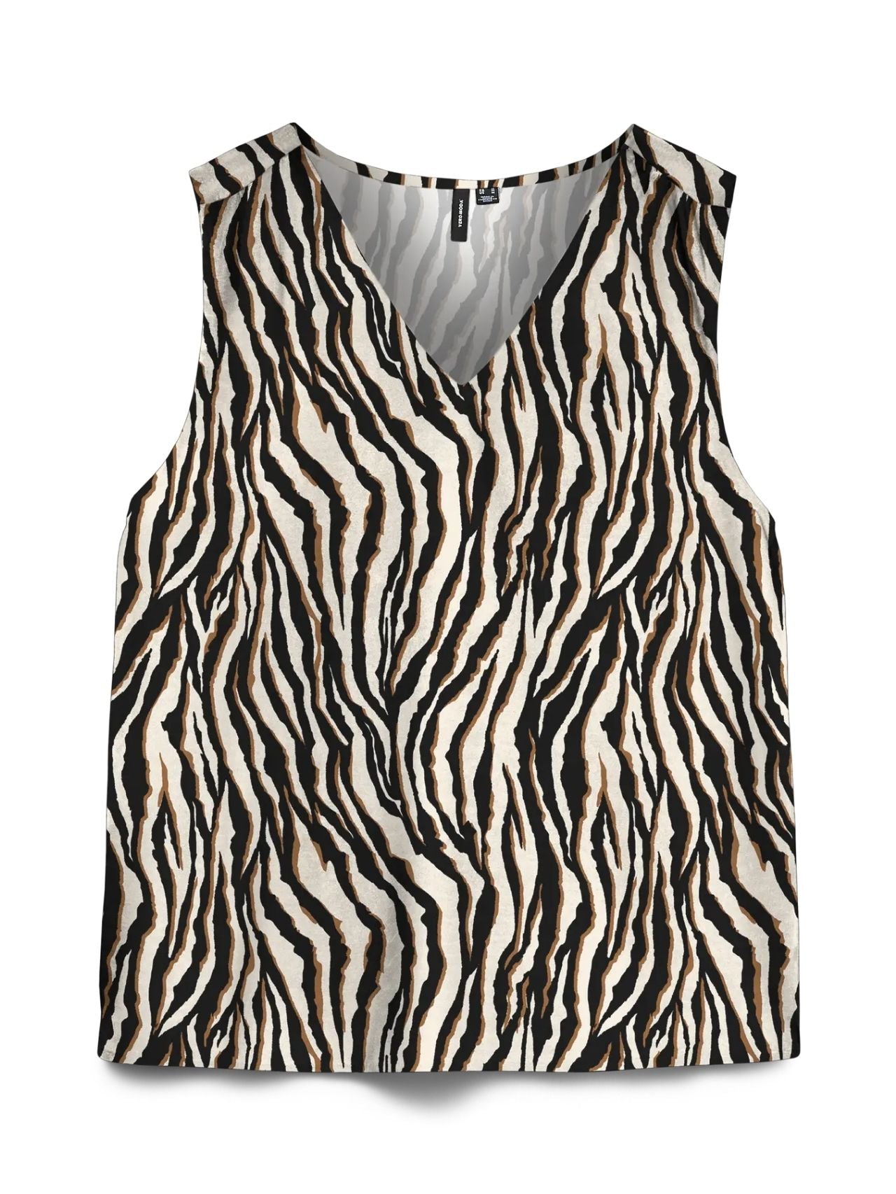 Vero Moda Top Donna Easy Bianco Avena Stampa Dolly 10301759 Oatmeal Dolly VERO MODA