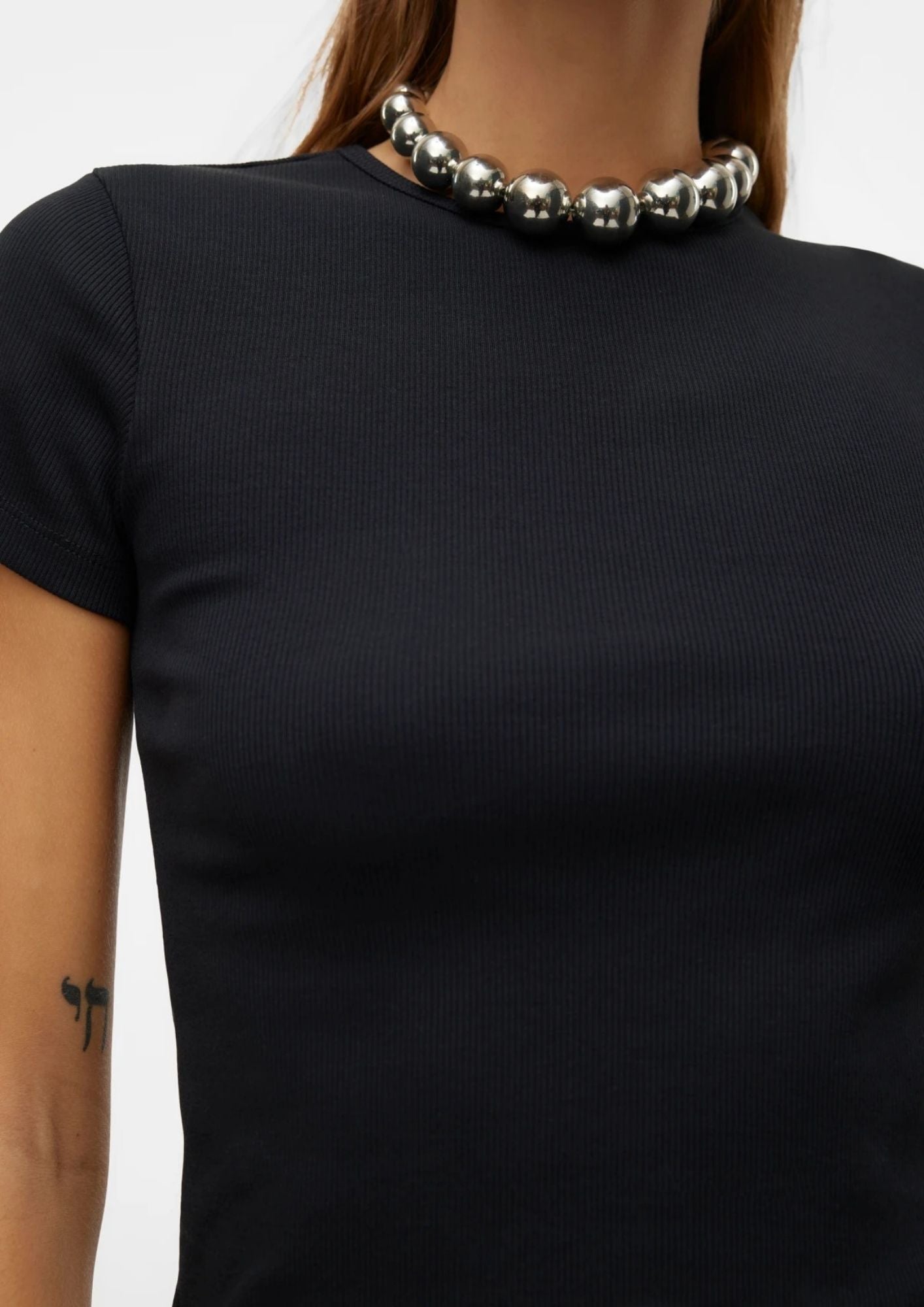 Vero Moda T-Shirt Donna Chloe Nera 10306894 Black VERO MODA
