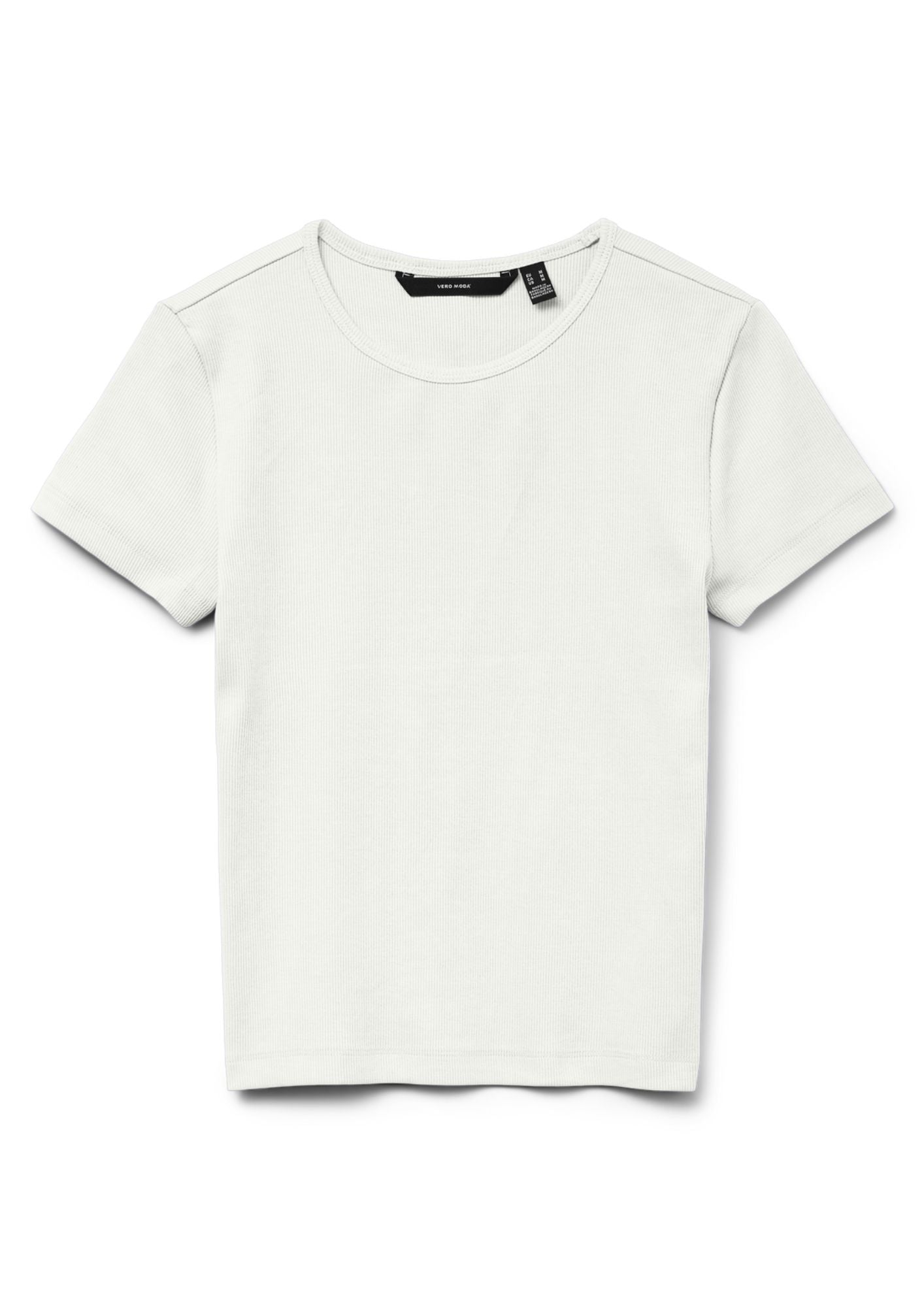 Vero Moda T-Shirt Donna Chloe Marrone Bianco 10306894 Snow White VERO MODA