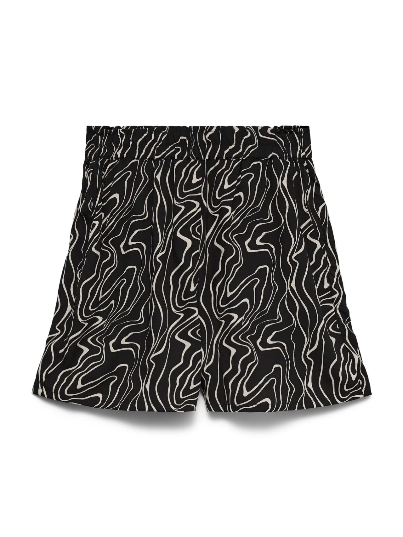 Vero Moda Shorts Donna Easy Neri Stampa Dana 10308012 Black Dana VERO MODA