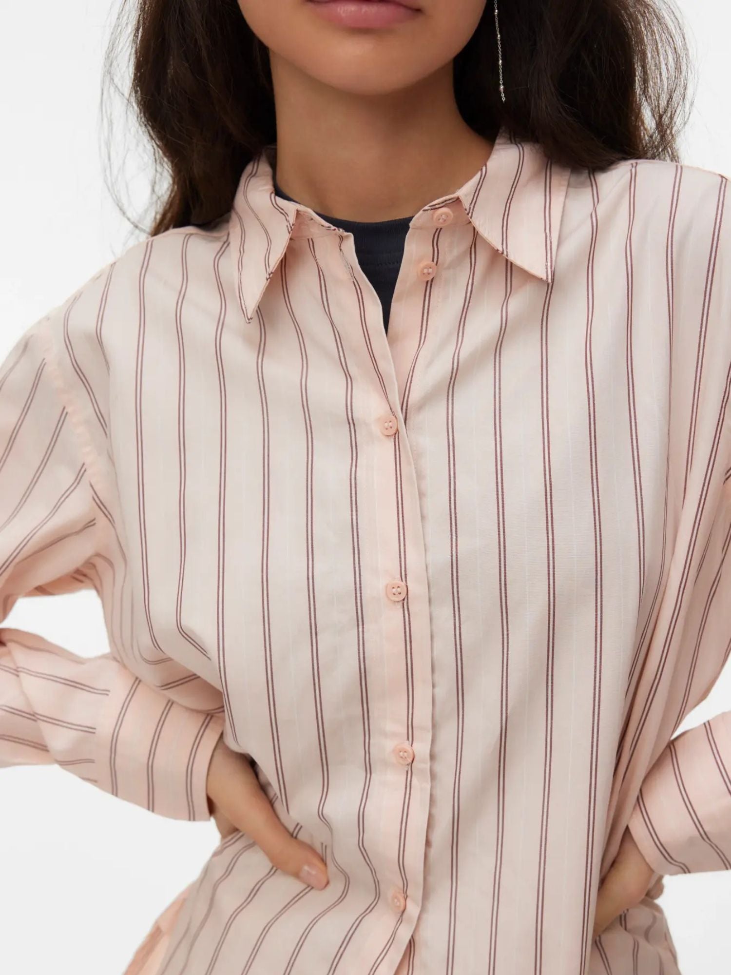 Vero Moda Camicia Donna Chintz Rose Ella Stripe Vmelina 10336329 Chintz Rose Ella VERO MODA