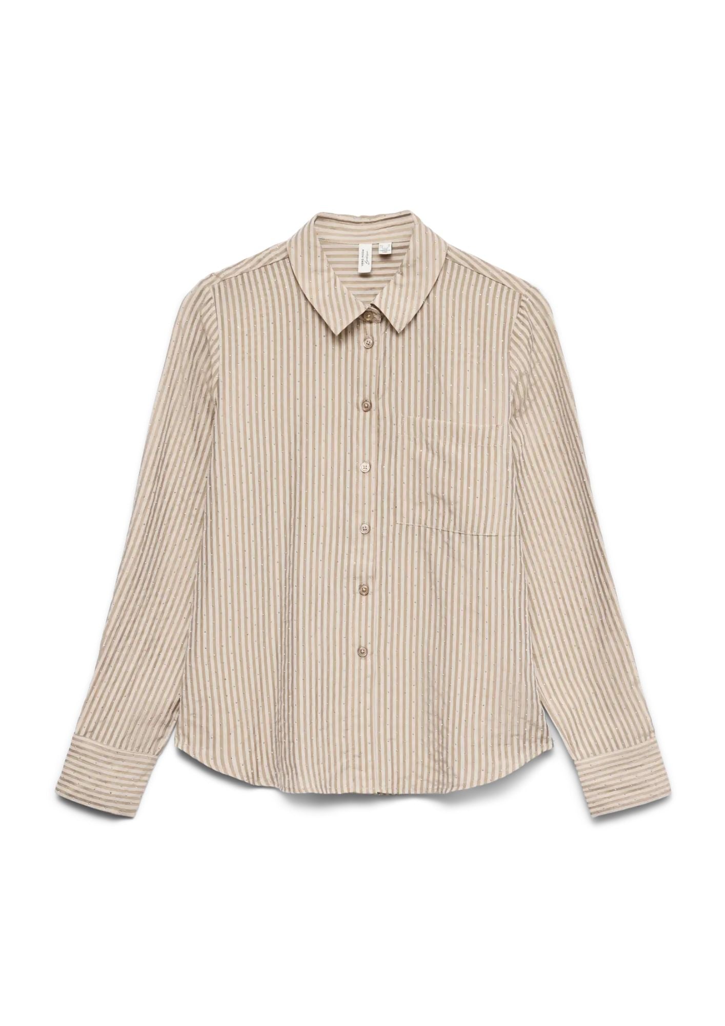 Vero Moda Camicia Donna Imara Beige 10338157 Birch SILVER MINK VERO MODA