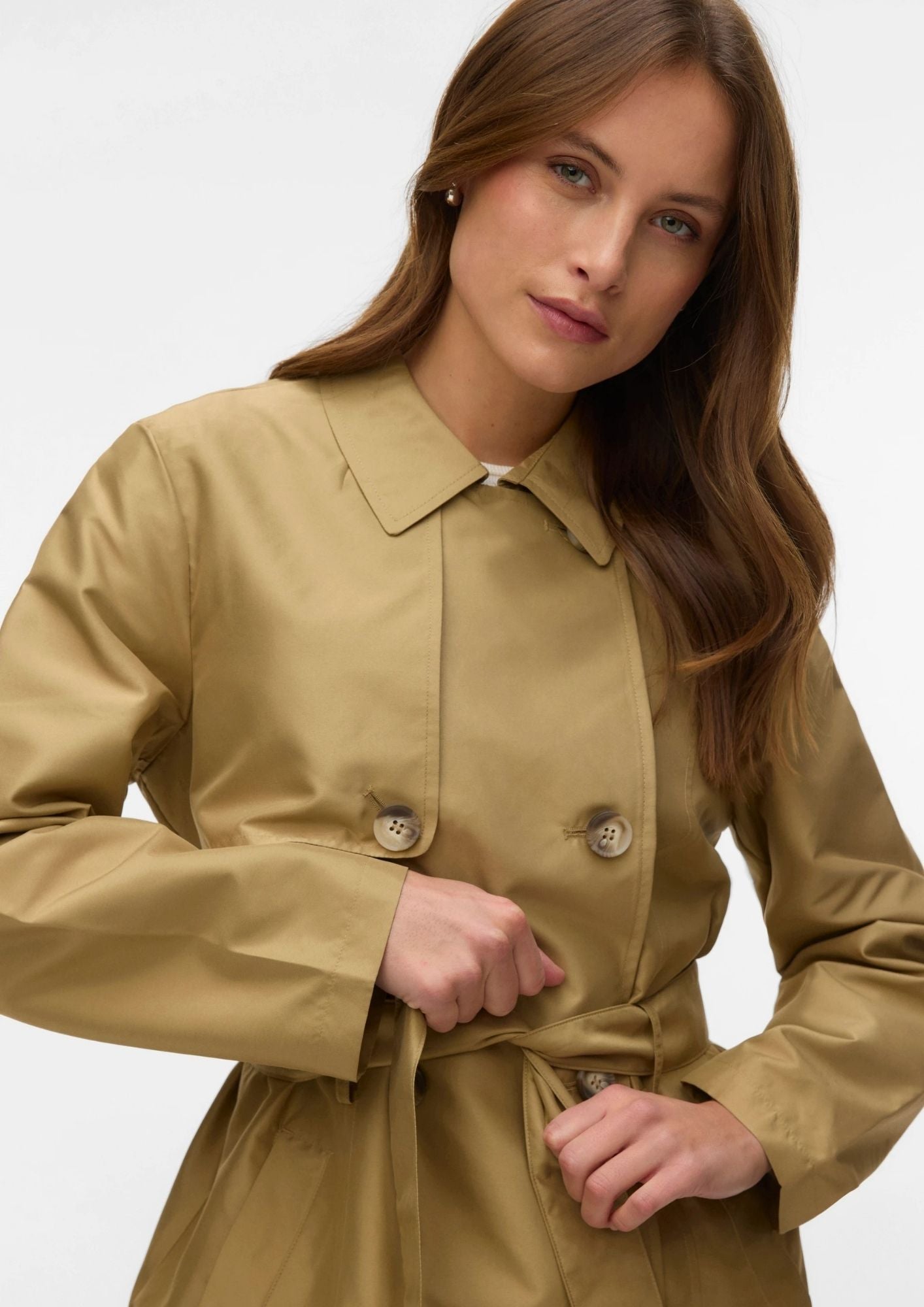 Vero Moda Trench Donna Gella Marrone Kelp 10338949 Kelp VERO MODA