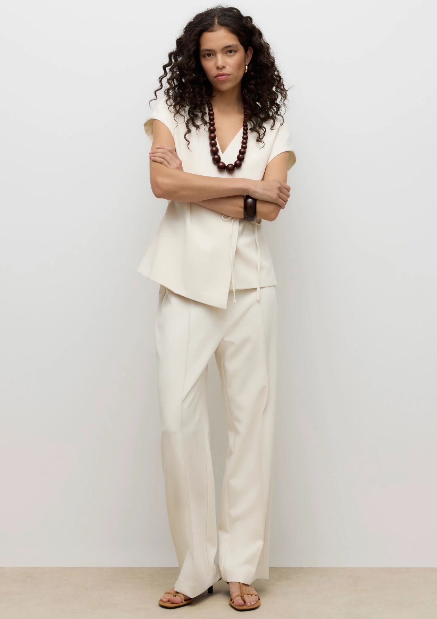 Aware Pantalone Donna Vannah Bianco Betulla 10339491 Birch AWARE
