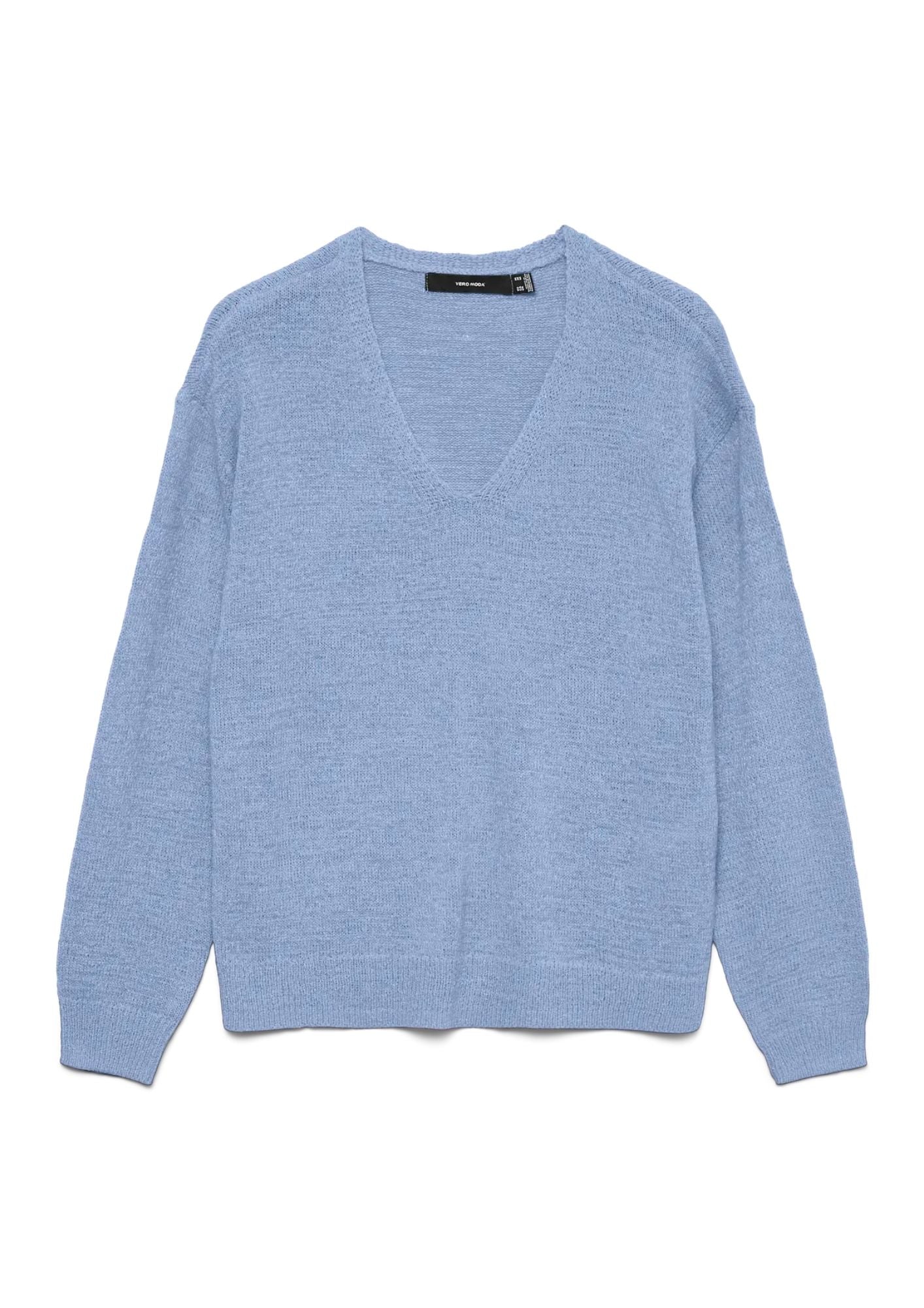 Vero Moda Pullover Donna Charity Blu Brunnera 10340124 Brunnera Blue VERO MODA