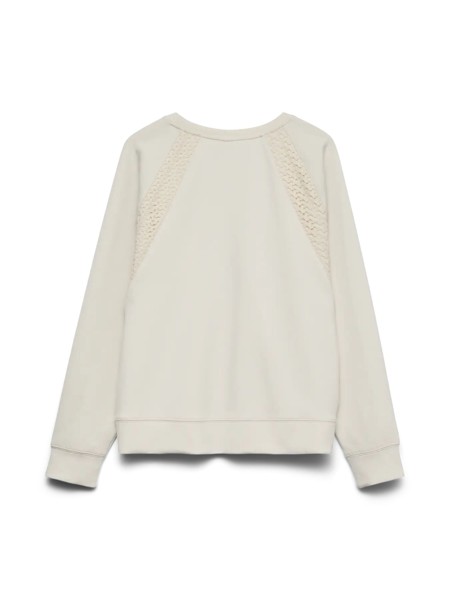 Vero Moda Felpa Donna Birch VMInima 10341044 Birch BIRCH CROCHET VERO MODA