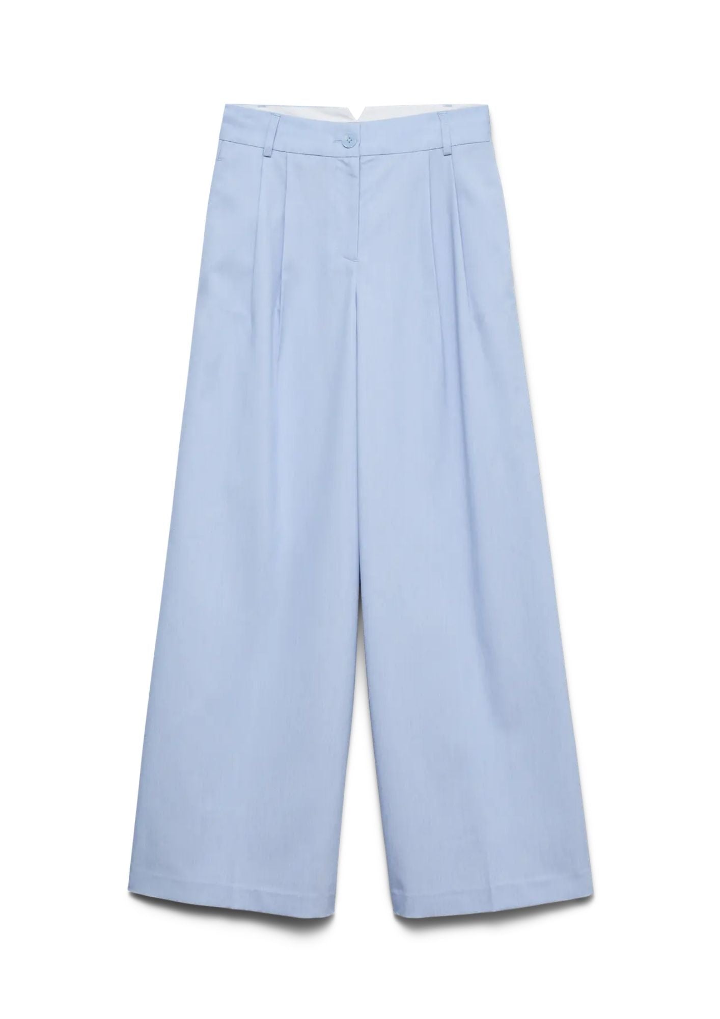 Vero Moda Pantalone Donna Nille Blu Brunnera 10342556 Brunnera Blue MELANGE VERO MODA