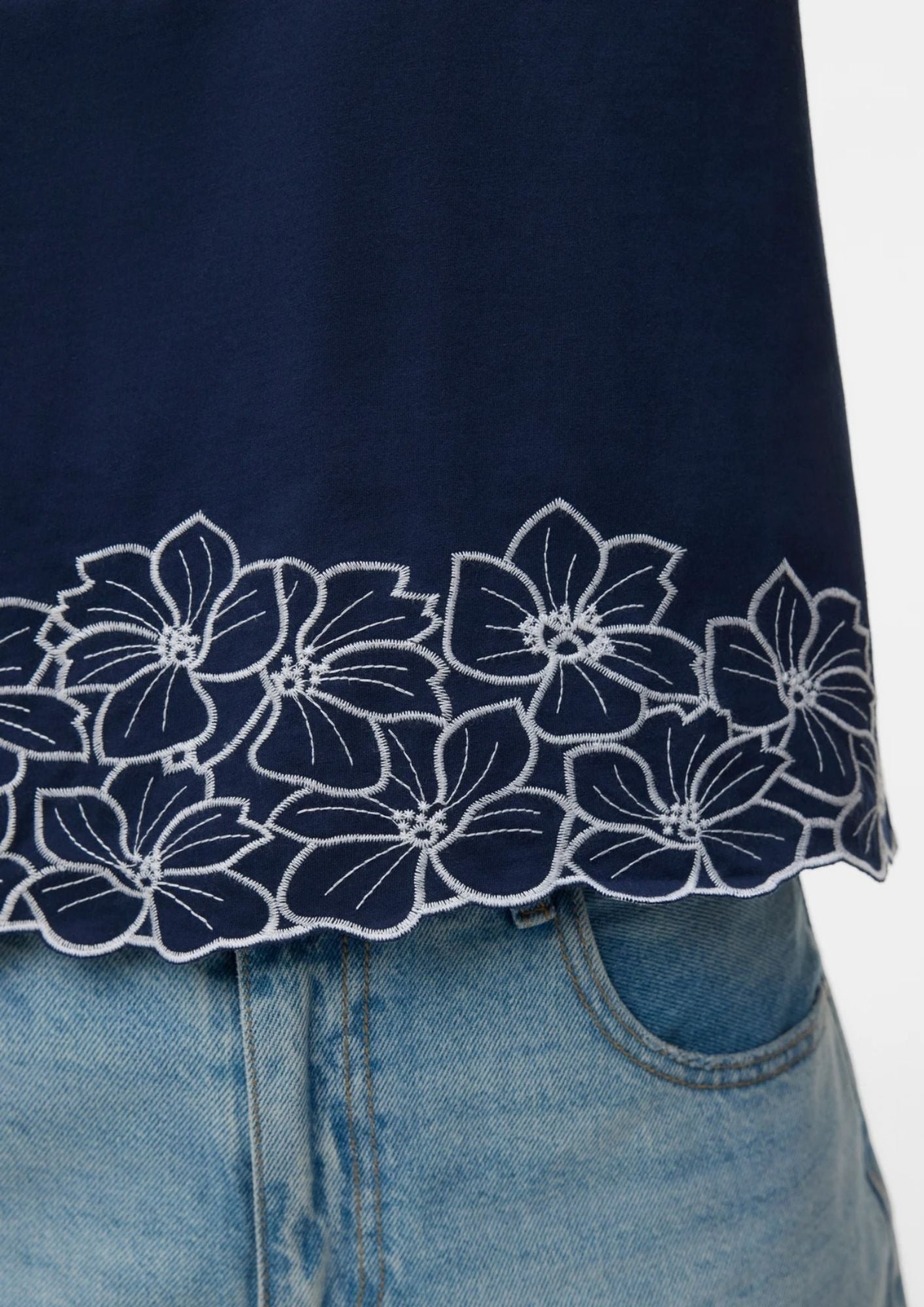 Vero Moda T-Shirt Donna Noah Blu Navy 10342965 Navy Blazer White VERO MODA