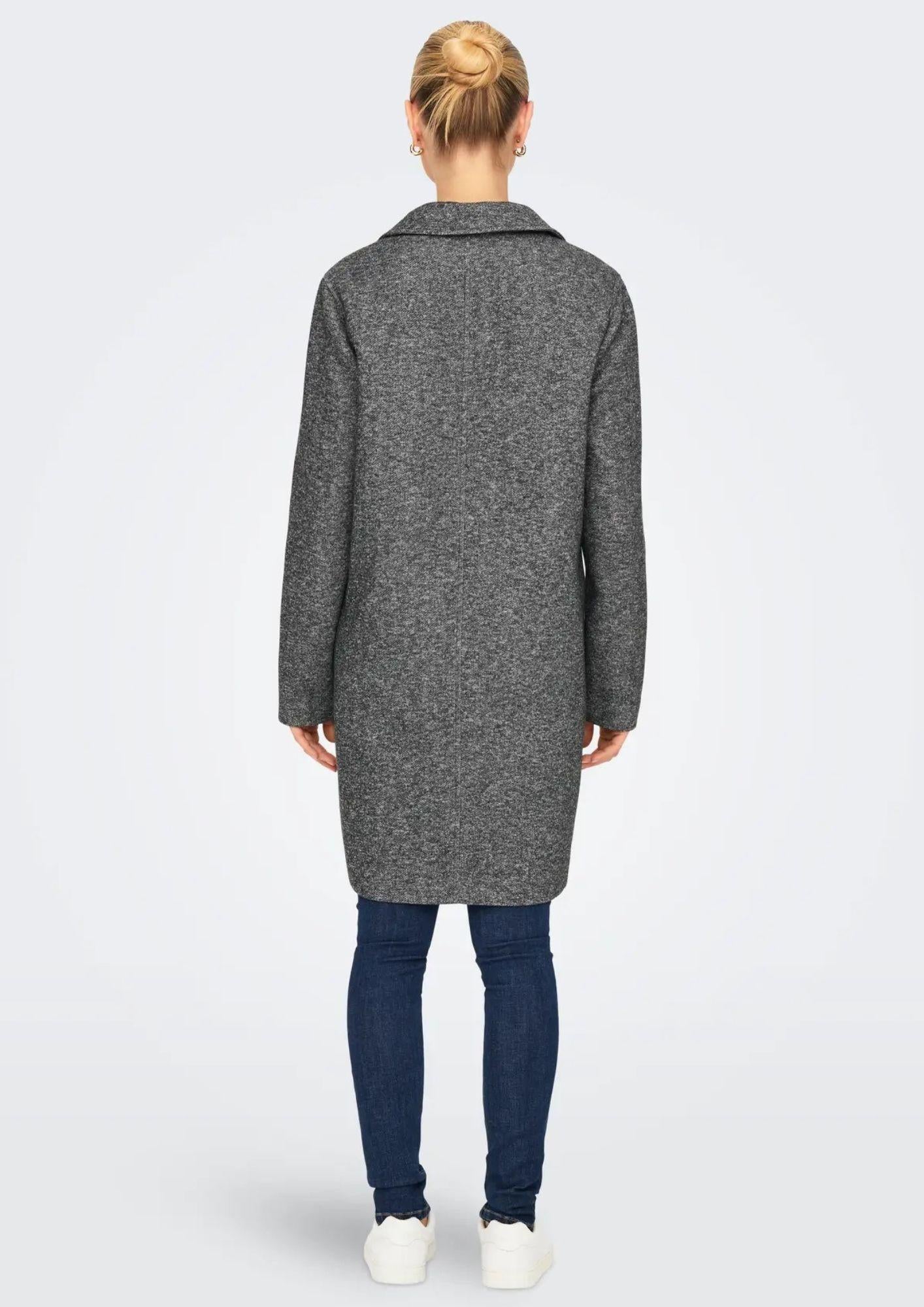 ONLY Cappotto Donna Only Onlsedona Grigio Scuro Cappotto