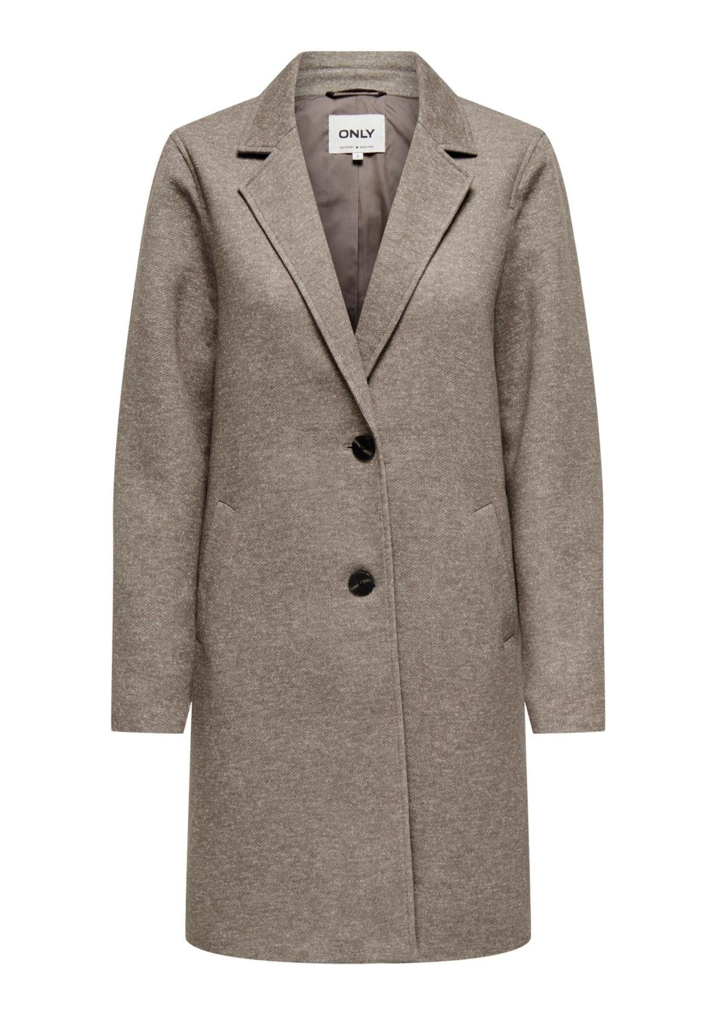 ONLY Cappotto Donna Only Onlsedona Marrone Noce Cappotto