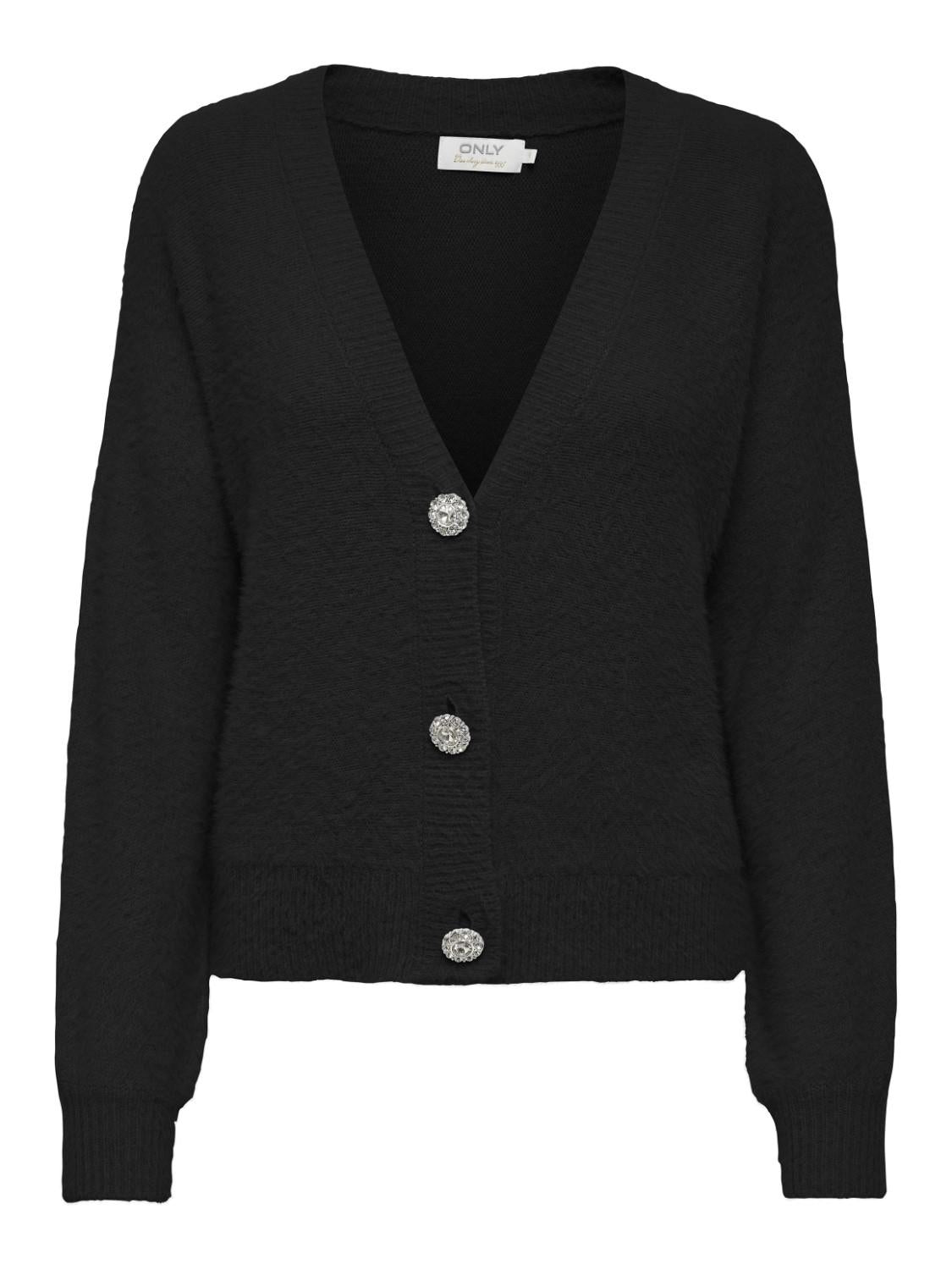 ONLY Cardigan Donna Onlella Nero Cardigan