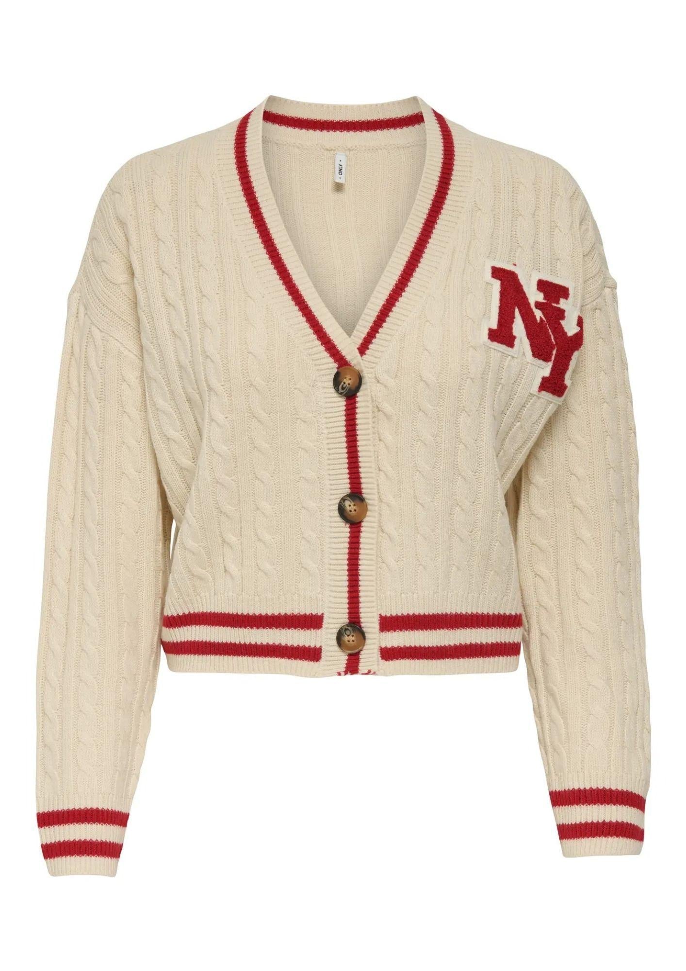 ONLY Cardigan Donna Only Thale Bianco Cardigan