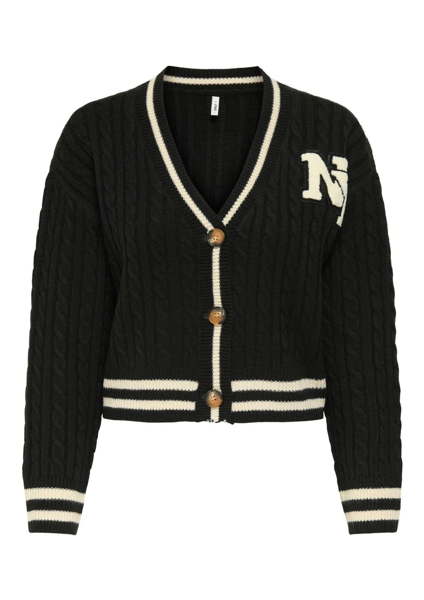 ONLY Cardigan Donna Only Thale Nero Cardigan