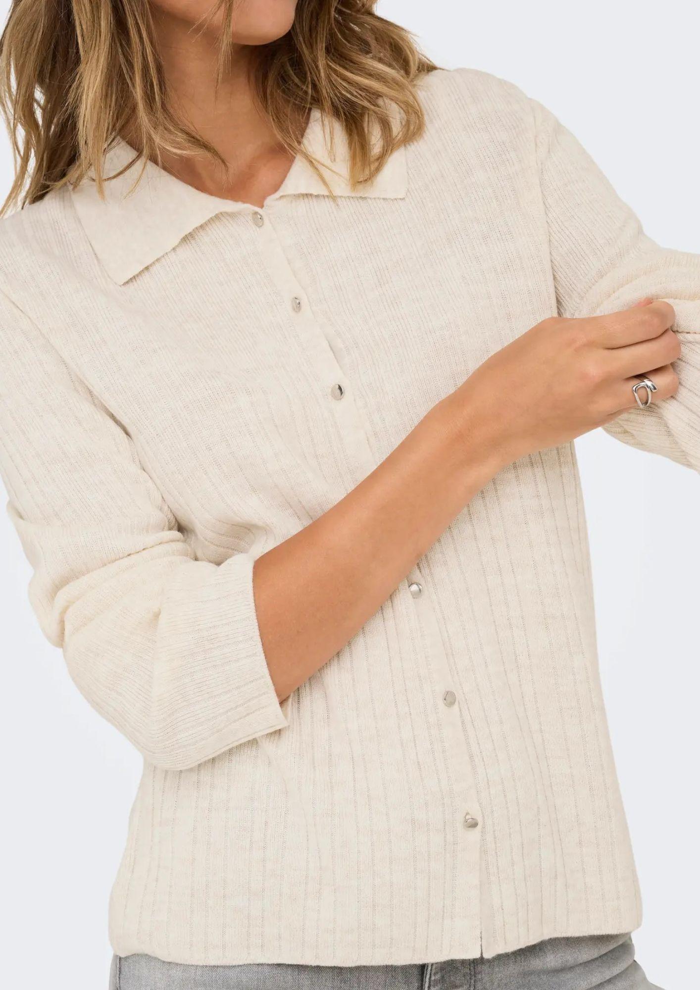 ONLY Cardigan Donna Only Thea Beige Cardigan