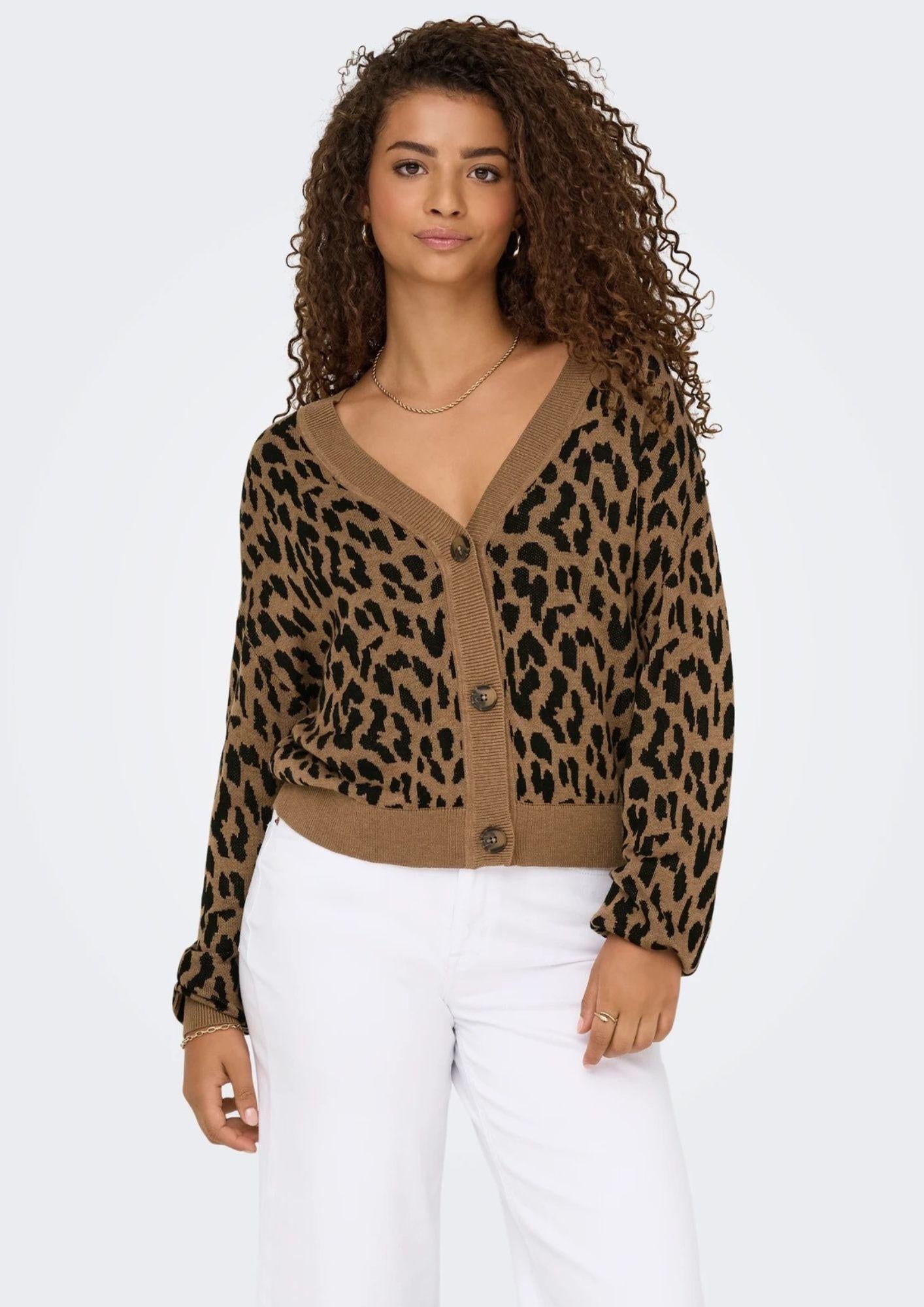 ONLY Cardigan Donna Only Vienna Marrone Cardigan