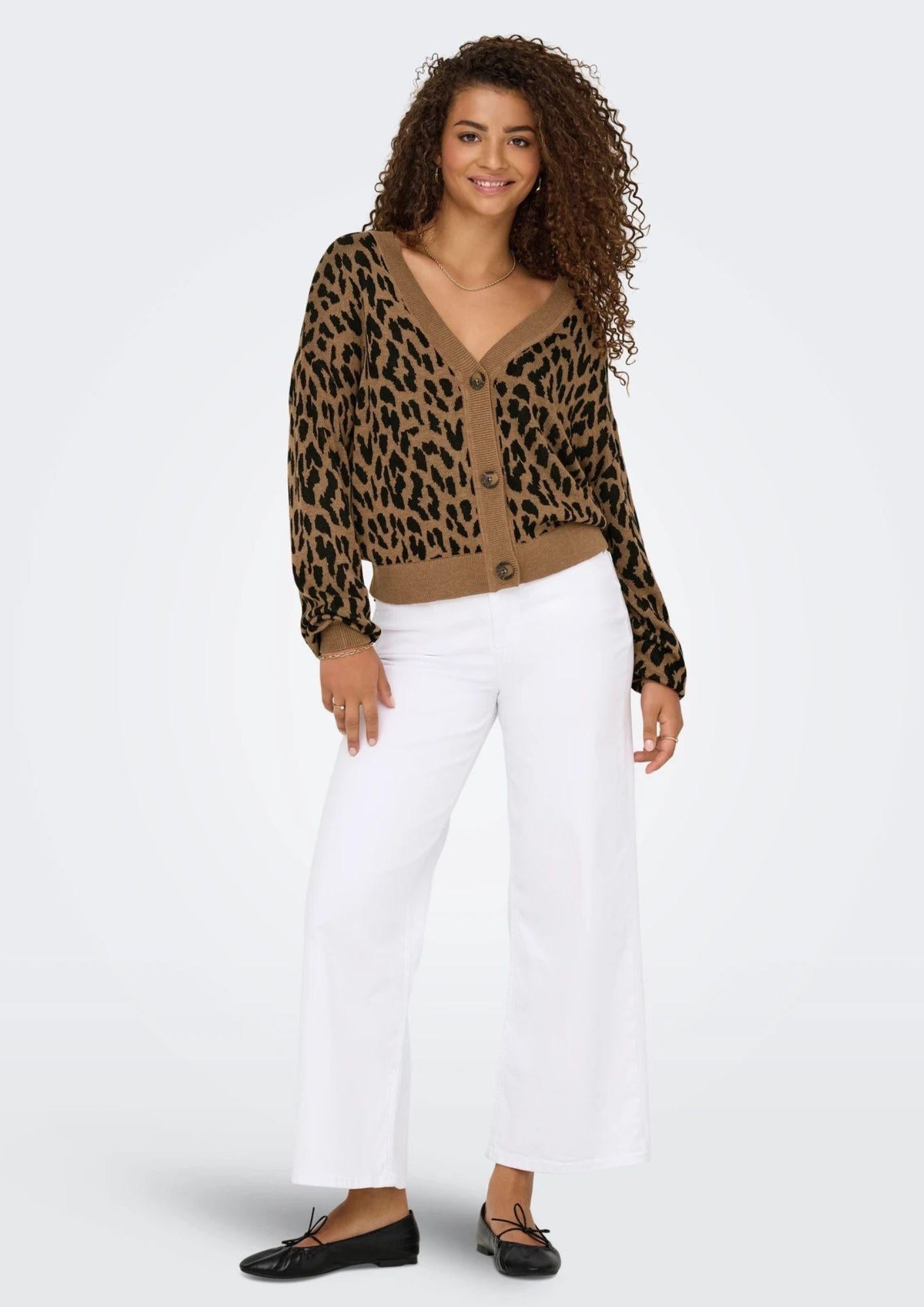 ONLY Cardigan Donna Only Vienna Marrone Cardigan