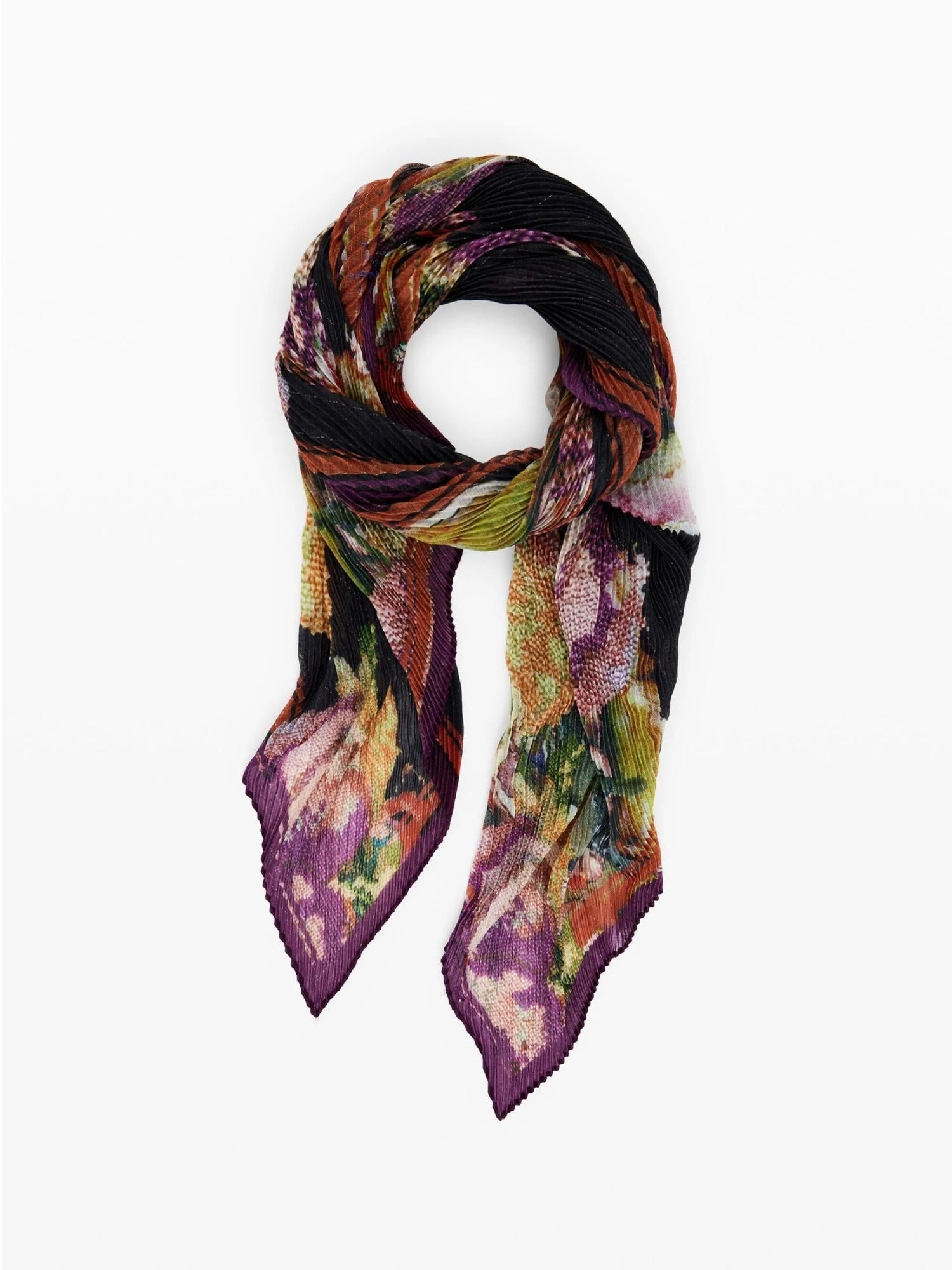 DESIGUAL Desigual Foulard disegnato da Mr. Christian Lacroix Donna Rosso Foulard