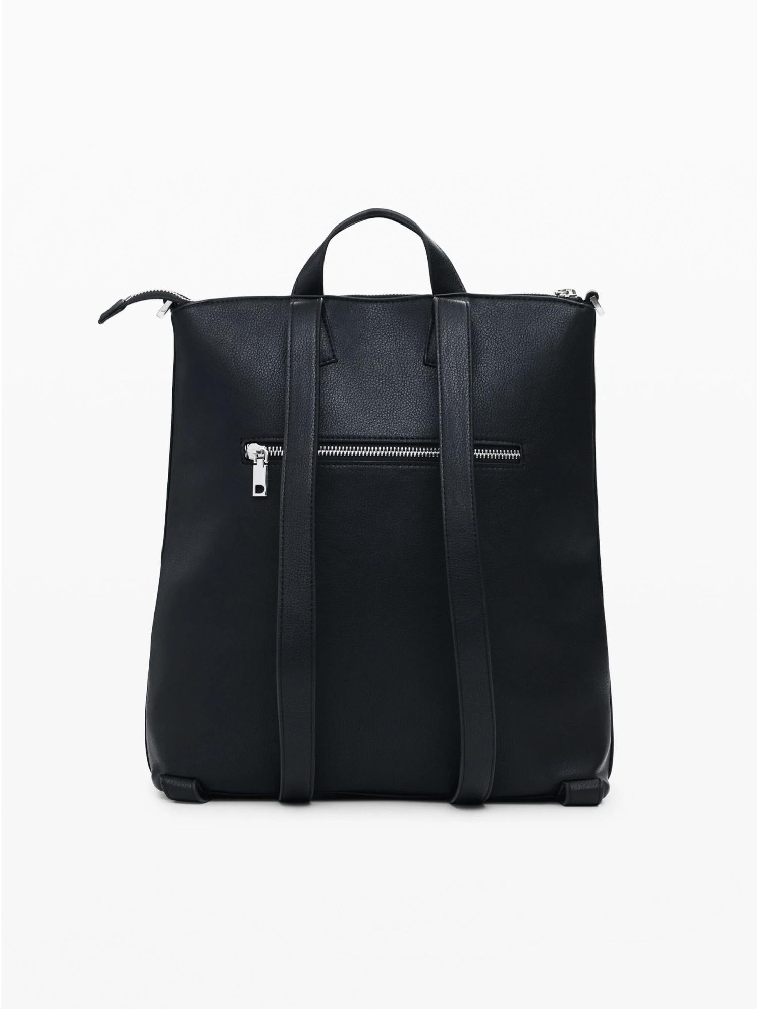 DESIGUAL Desigual Zaino effetto pelle Mickey medio Donna Nero Zaino