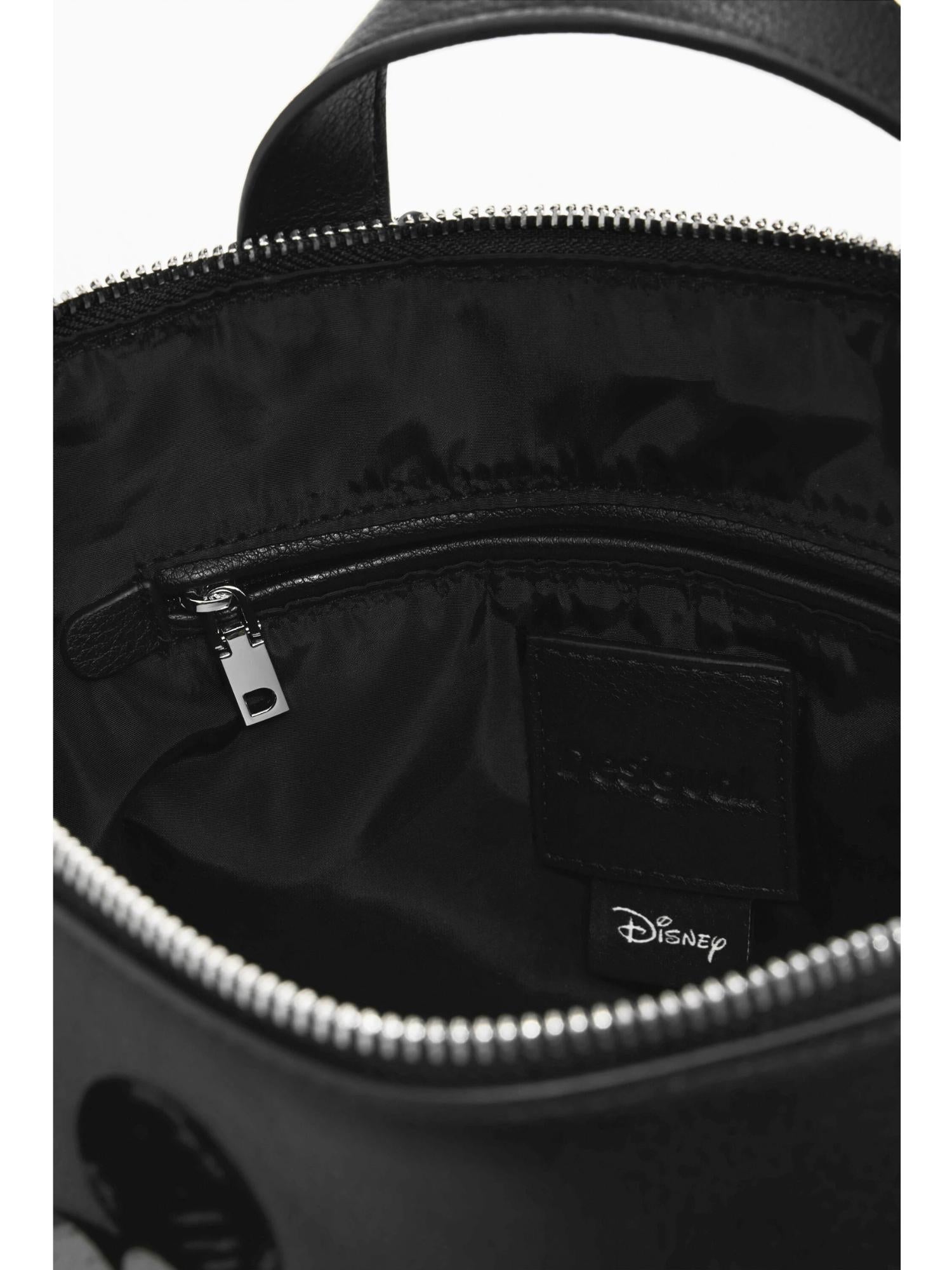 DESIGUAL Desigual Zaino effetto pelle Mickey medio Donna Nero Zaino