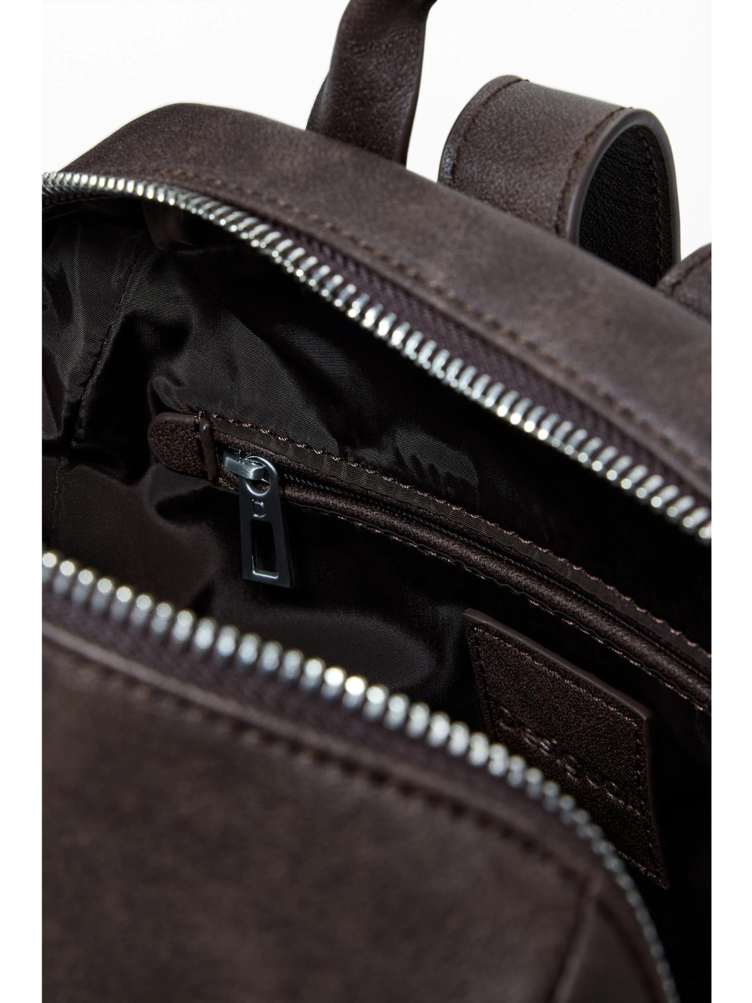 DESIGUAL Desigual Zaino piccolo con tasche e borchie Donna Marrone Zaino