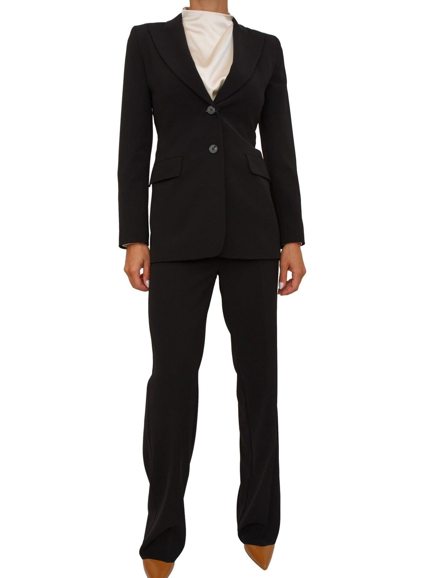 EMME MARELLA Emme Marella Tailleur Donna Zolla Nero Tailleur