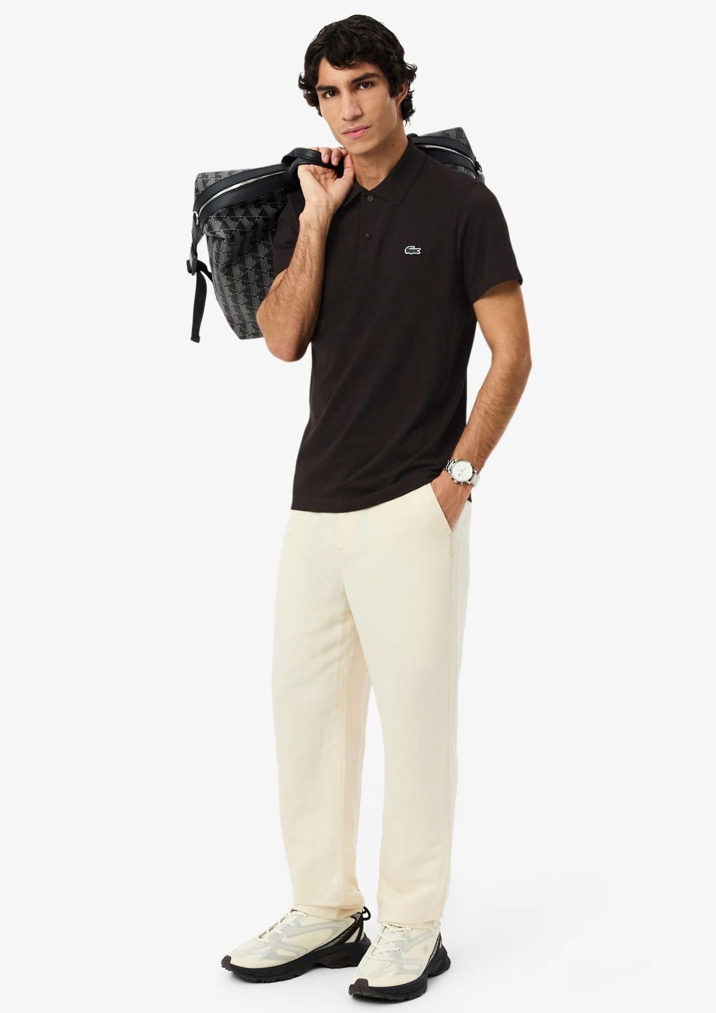Lacoste Polo Uomo Marrone DH5522 78754 3LA LACOSTE