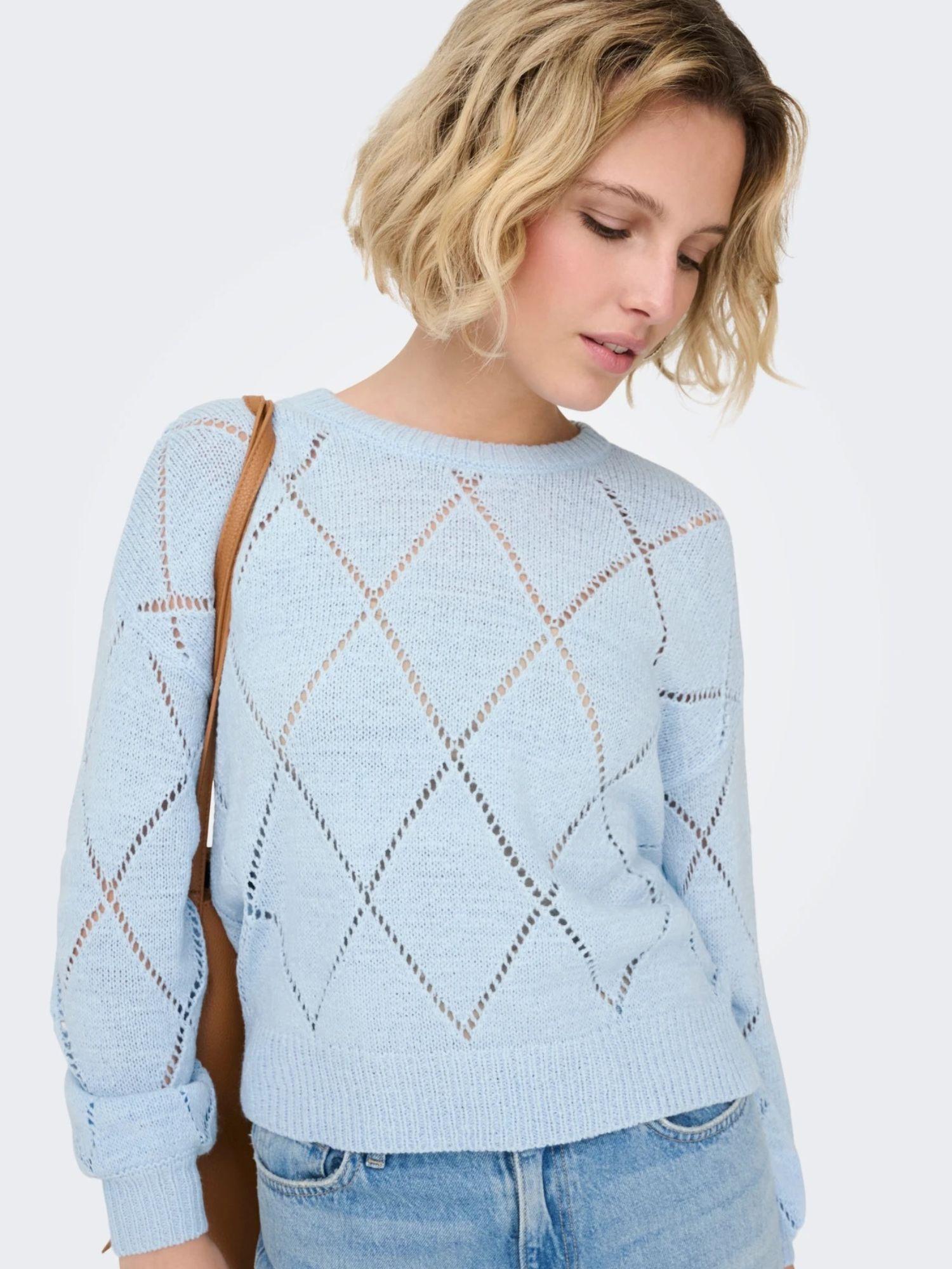 Only Maglia Donna Clear Sky Oversize Fit Onlgeenas 15339575 Clear Sky ONLY