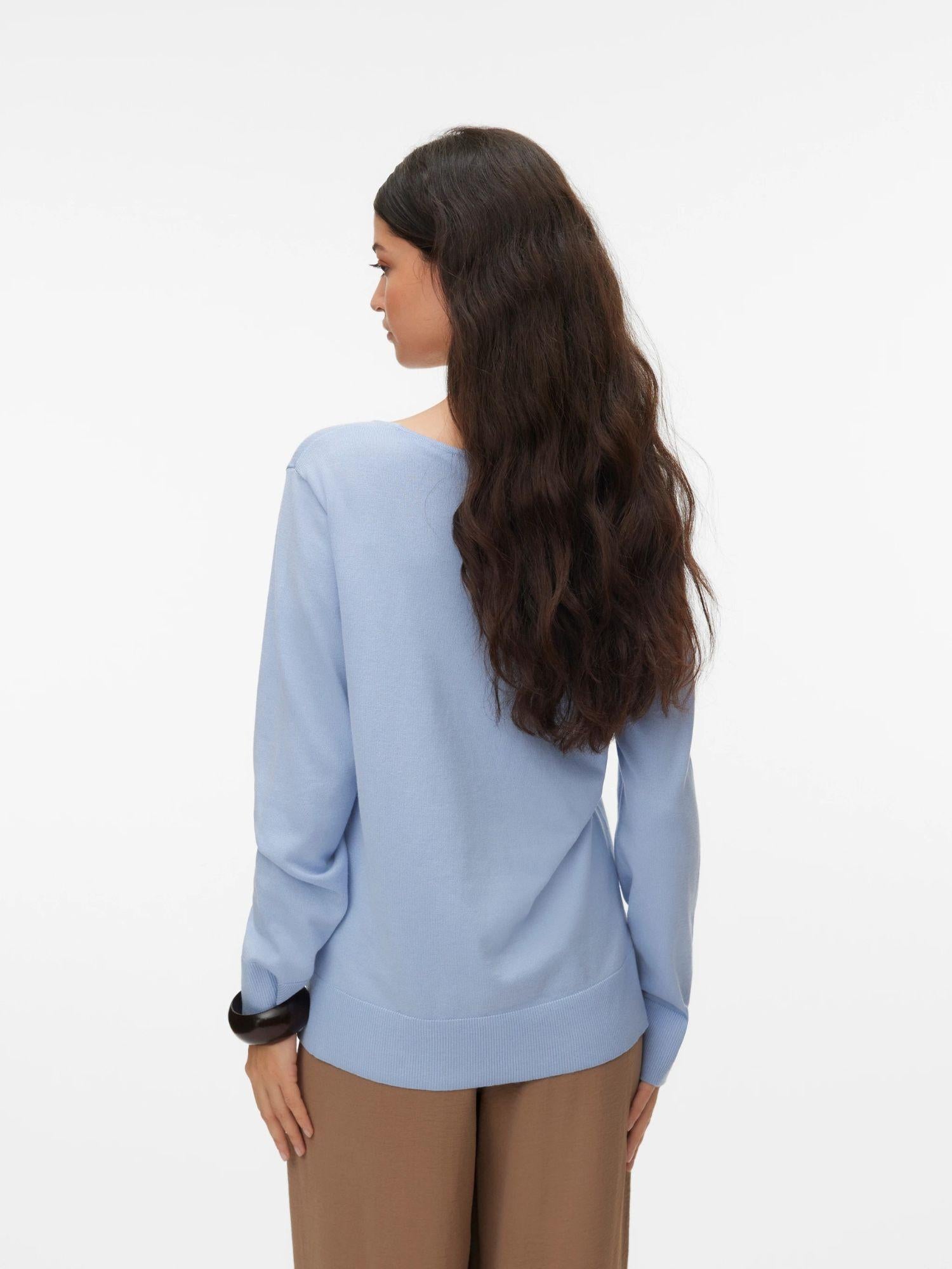 Vero Moda Maglia Donna Brunnera Blue VMSilje 10320451 Brunnera Blue VERO MODA