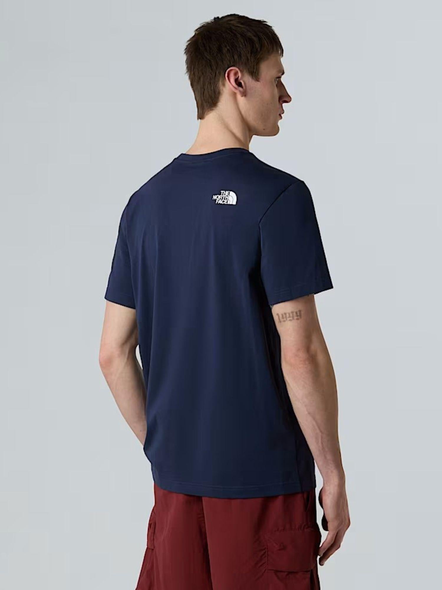 The North Face T-Shirt Uomo Simple Dome Blu NF0A87NG 8K2 THE NORTH FACE