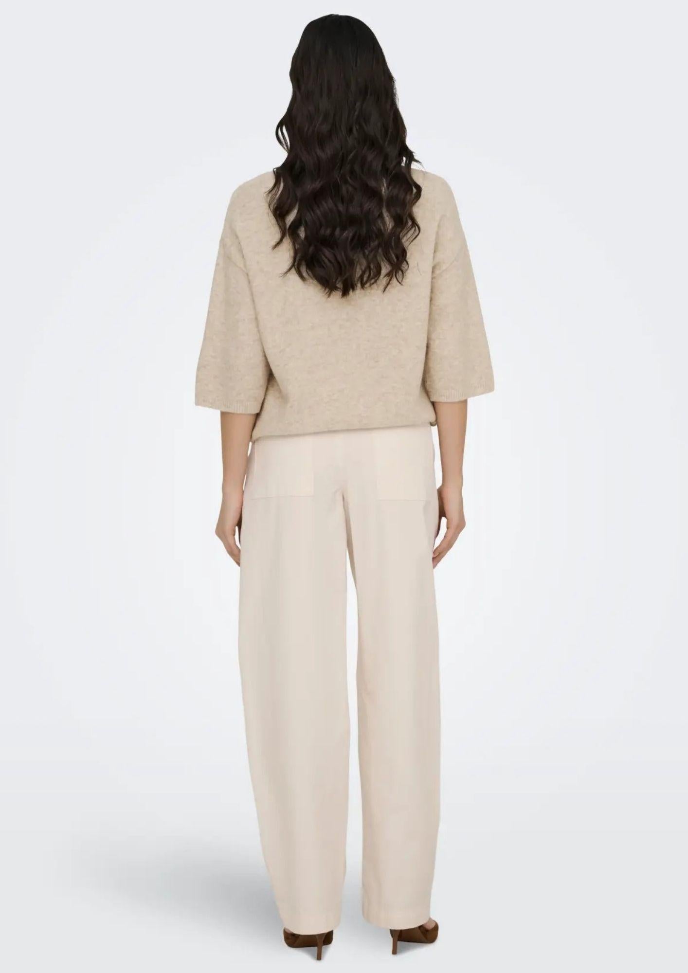 Jacqueline De Yong Pantalone Donna Bianco 15367918 Cloud Dancer JACQUELINE DE YONG