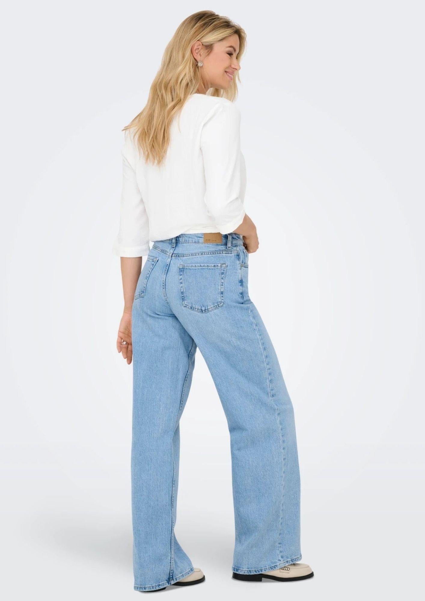 Jacqueline De Yong Jeans Donna Ruby Blu Denim Chiaro 15371107 Light Blue Denim JACQUELINE DE YONG