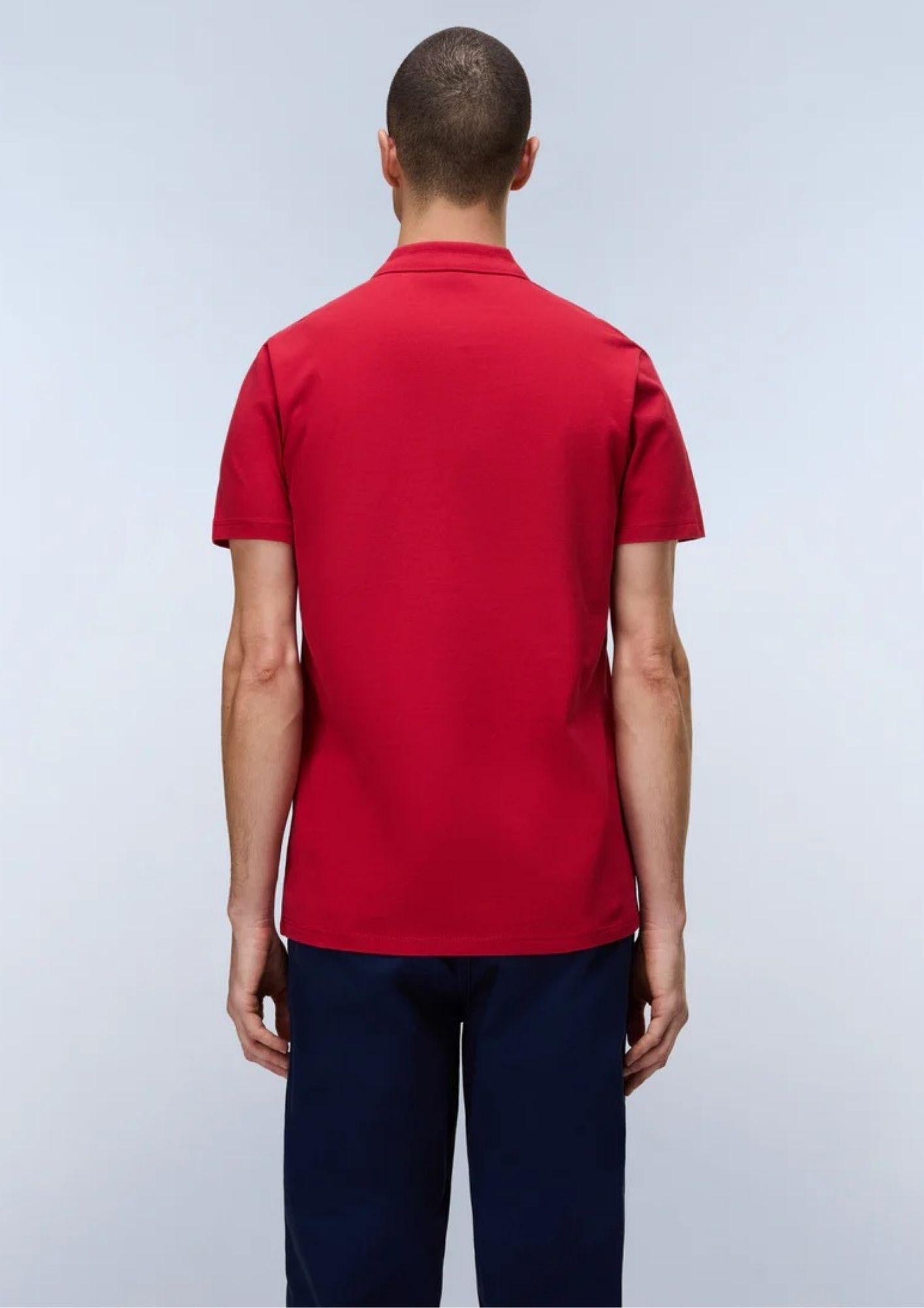 Napapijri Polo Uomo Ealis Rossa NP0A4H8B RAQ NAPAPIJRI