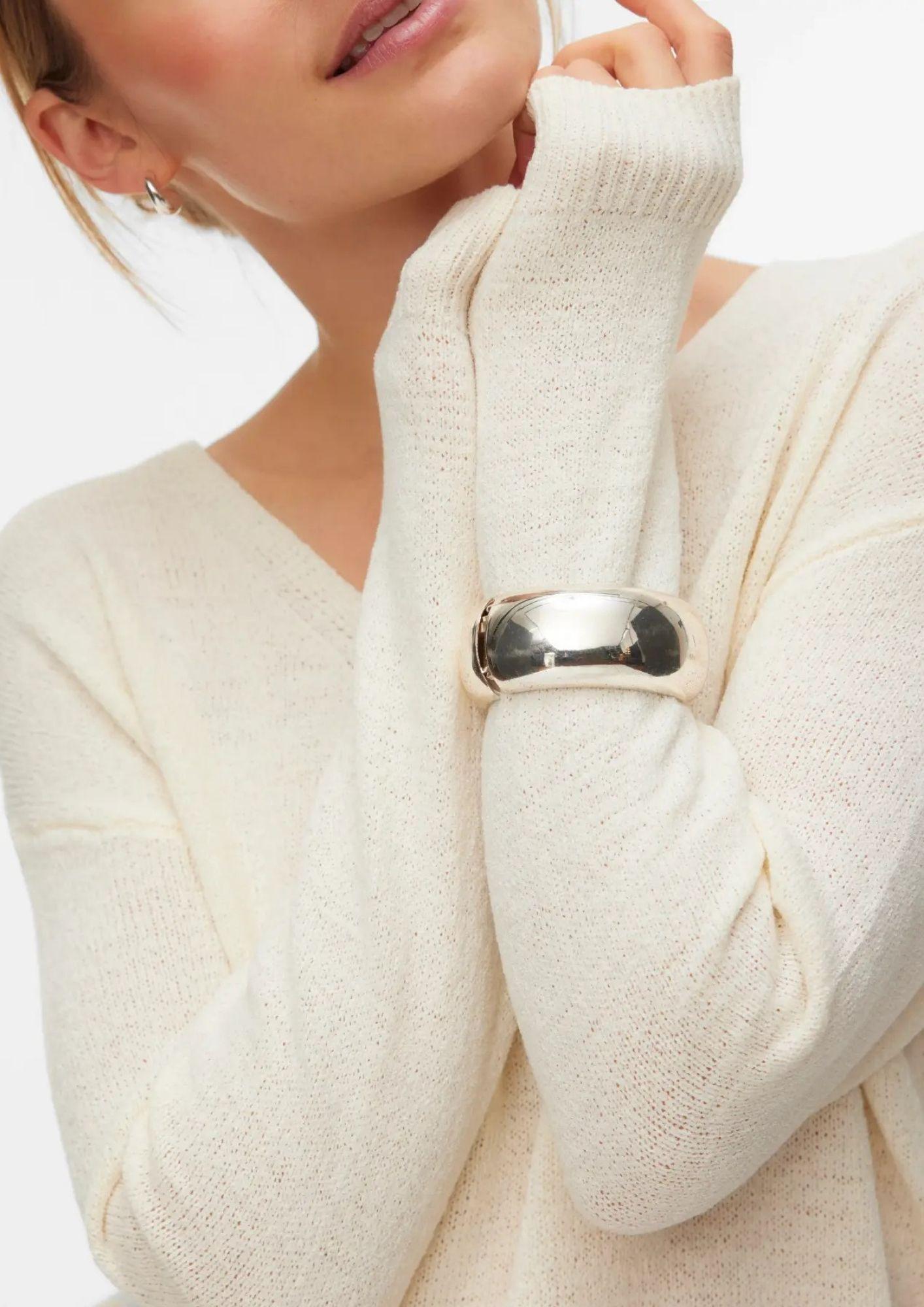 Vero Moda Pullover Donna Charity Grigio Betulla 10340124 Birch VERO MODA