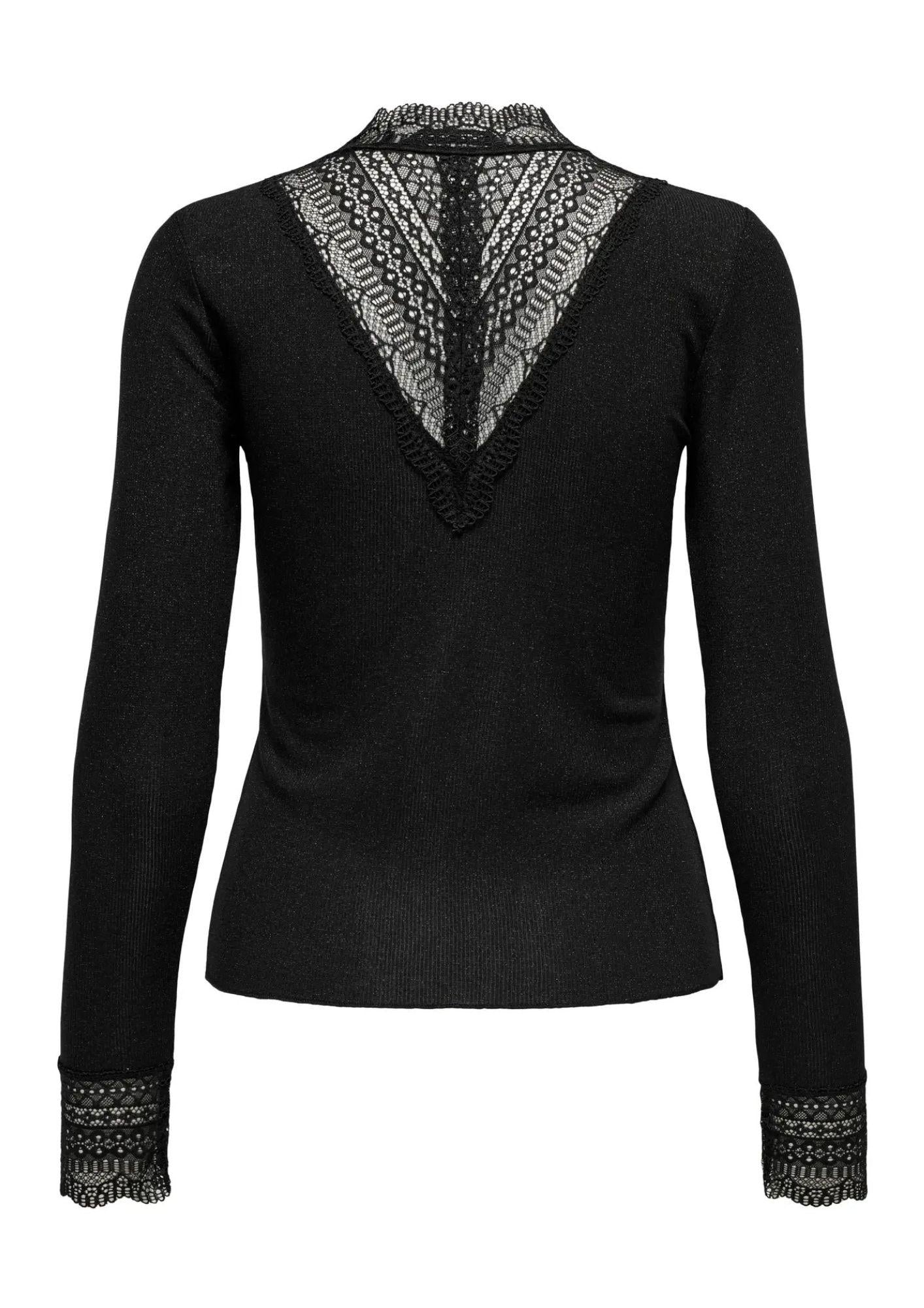 Top Donna Only Onltilde Nero 15344695 Black TONE IN TONE LUREX ONLY