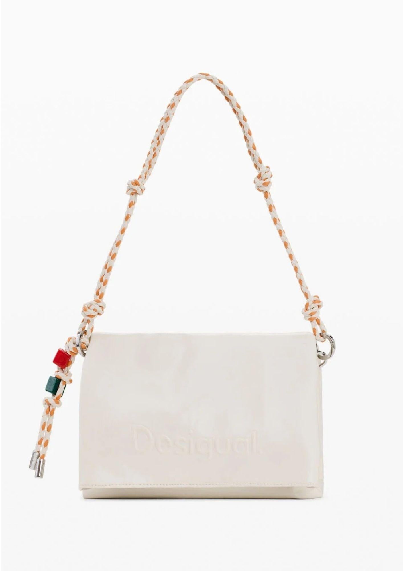 Desigual Borsa Donna Bag Half Logo Venecia 4.0 Ecru 26SAXPAB 1008 DESIGUAL