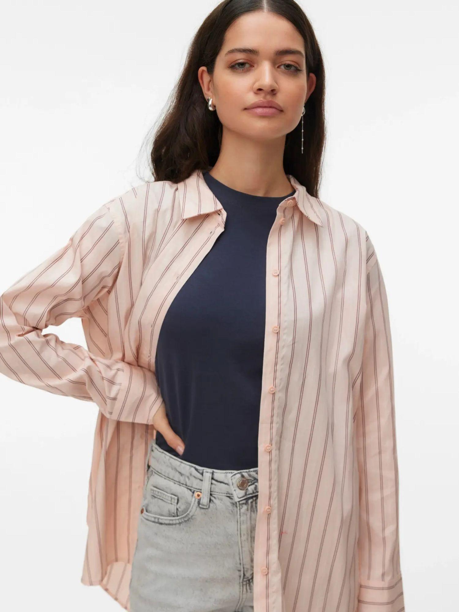 Vero Moda Camicia Donna Chintz Rose Ella Stripe Vmelina 10336329 Chintz Rose Ella VERO MODA