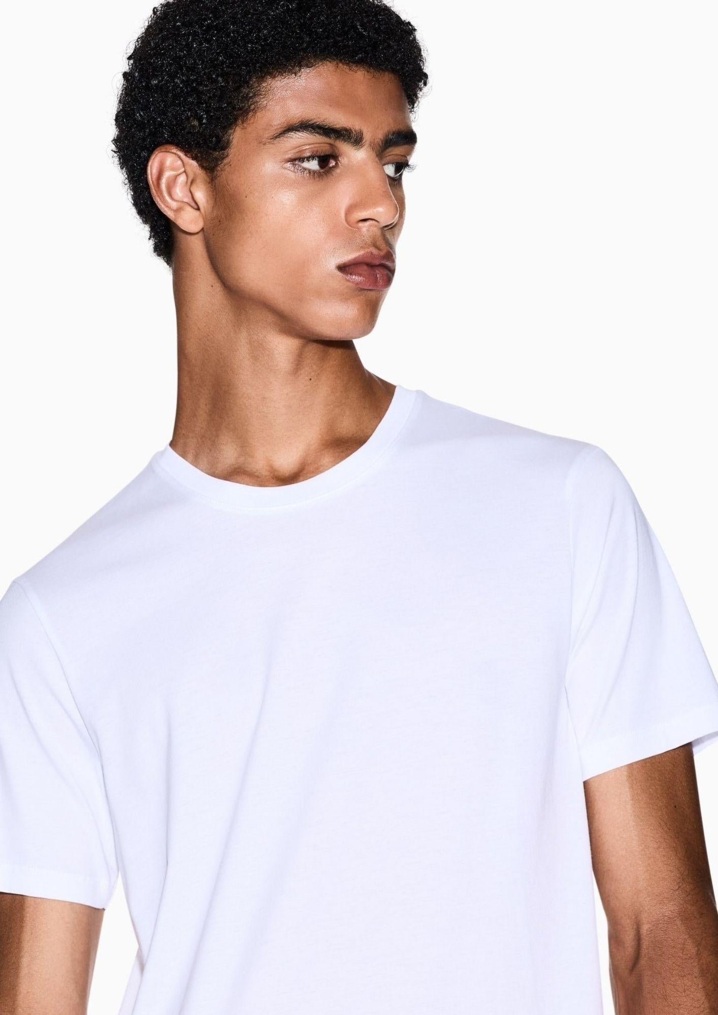 Armani Exchange T-Shirt Uomo Bianca 8NZT74 ZJA5Z 1100 ARMANI EXCHANGE