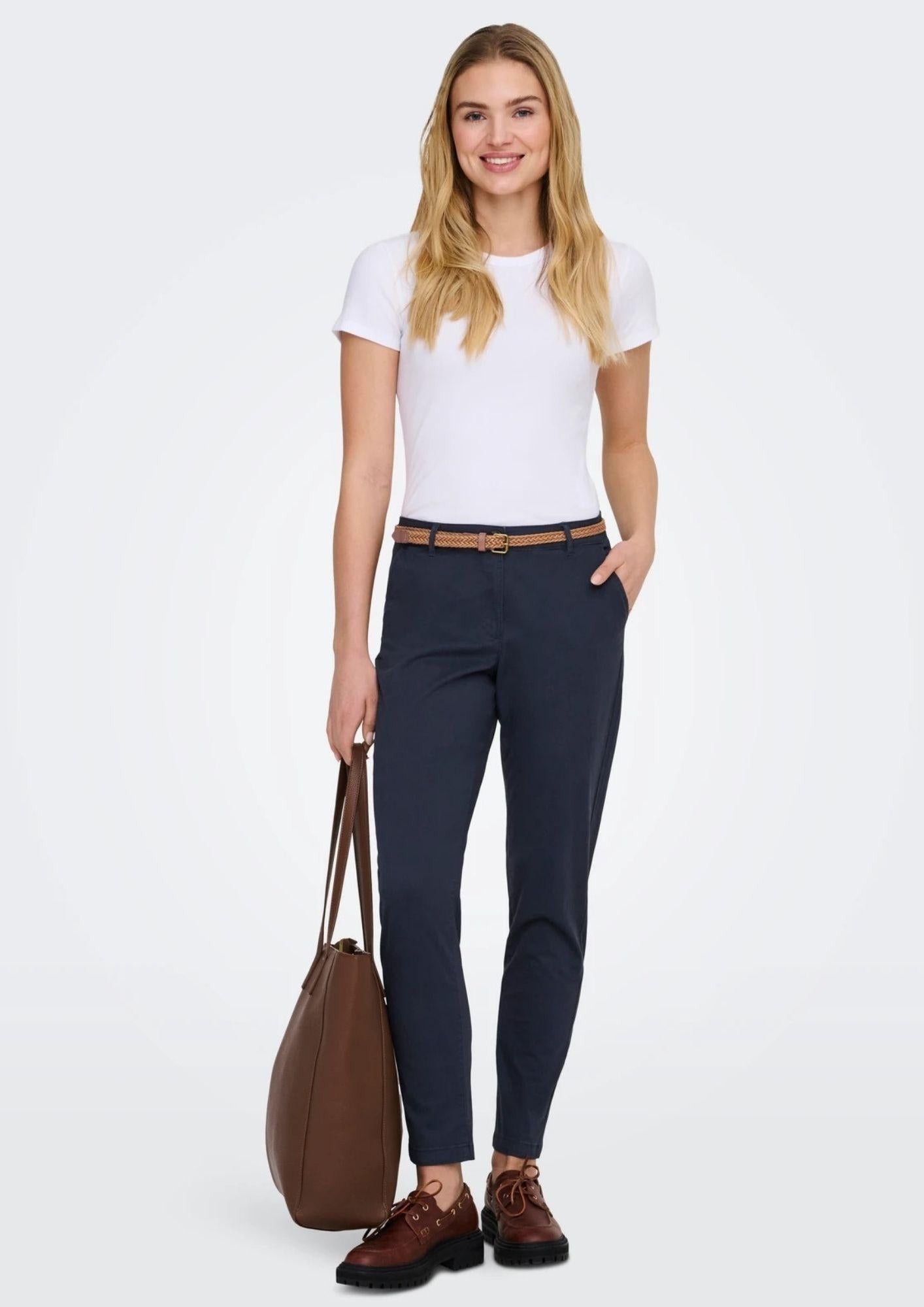 Jacqueline De Yong Pantalone Donna Chicago Blu 15371498 Night Sky JACQUELINE DE YONG