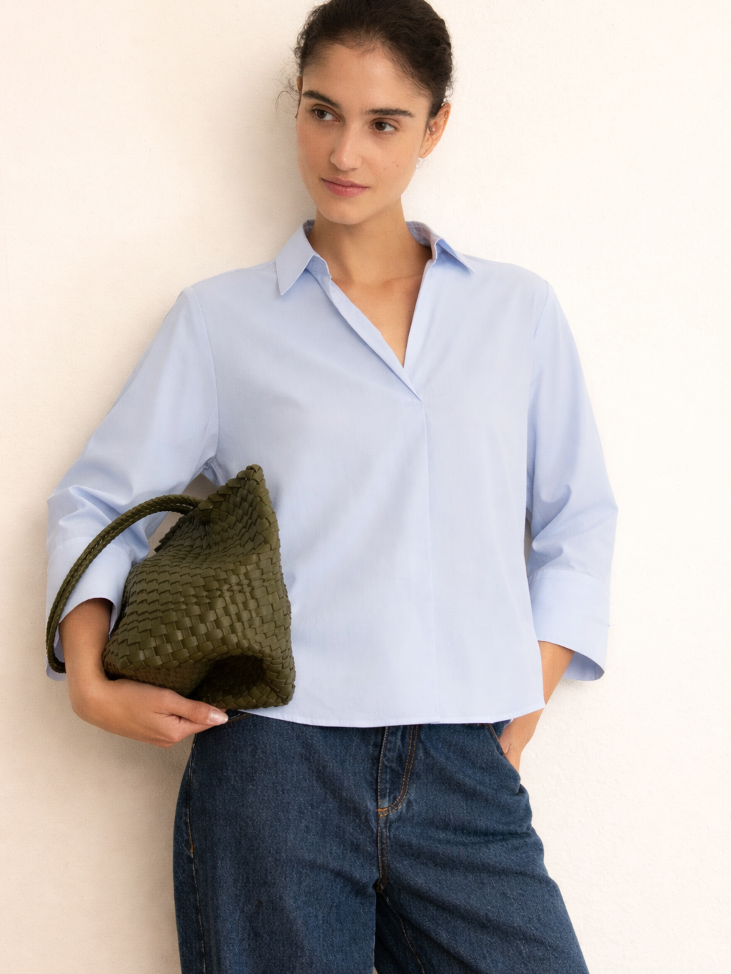 Emme Marella Blusa Donna Emmadorno Azzurra 2615111091200 003 EMME MARELLA