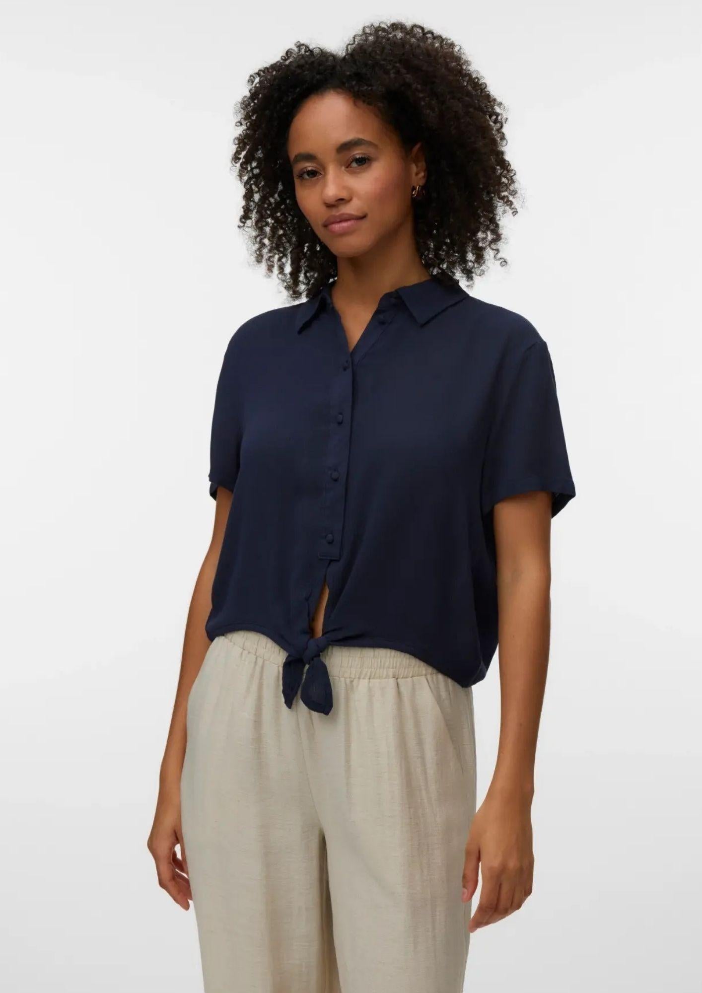 Vero Moda Camicia Donna Menny Blu Navy 10303694 NAVY BLAZER VERO MODA
