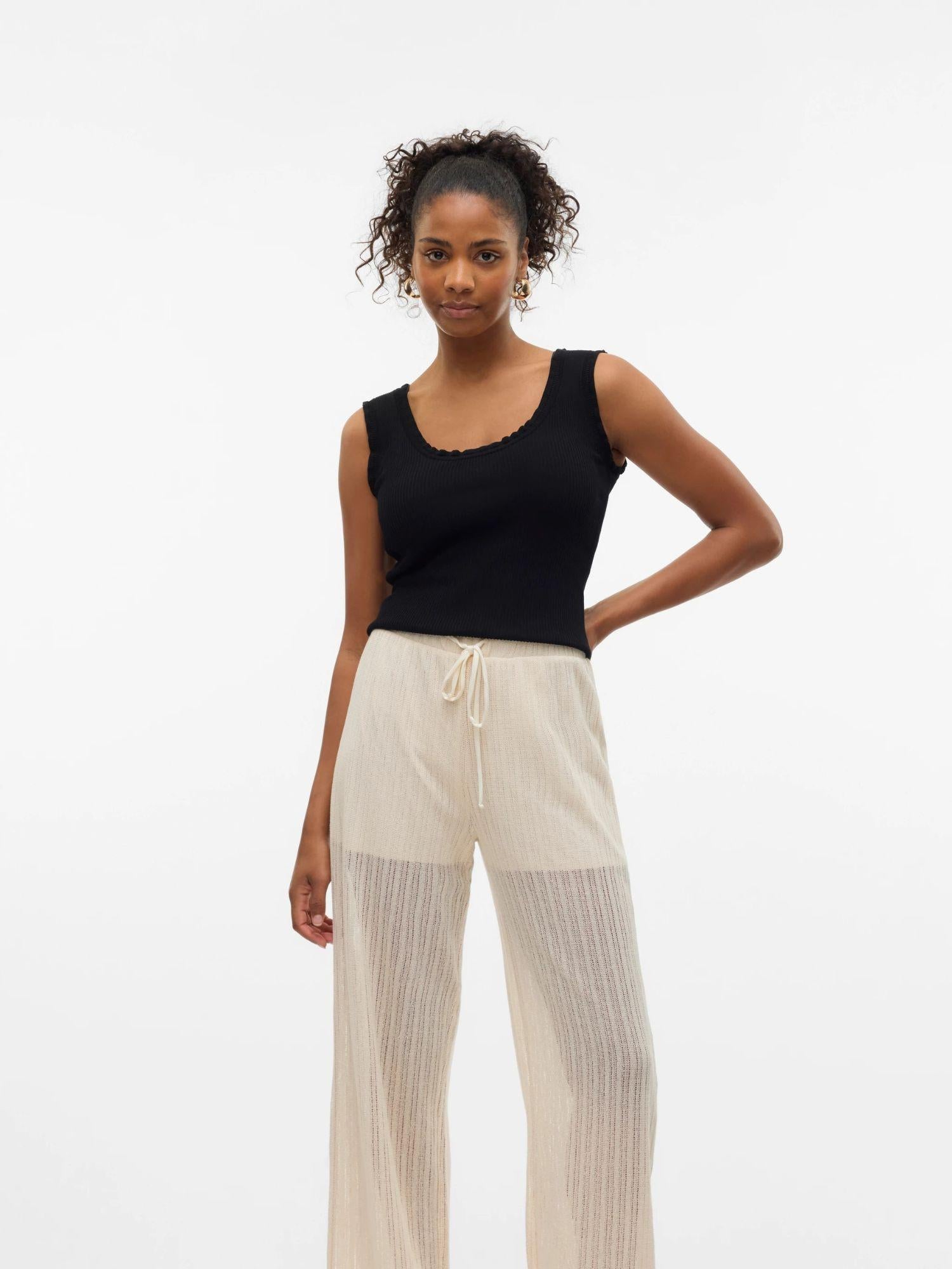 Vero Moda Top Donna Wonder Nero 10330848 Black VERO MODA