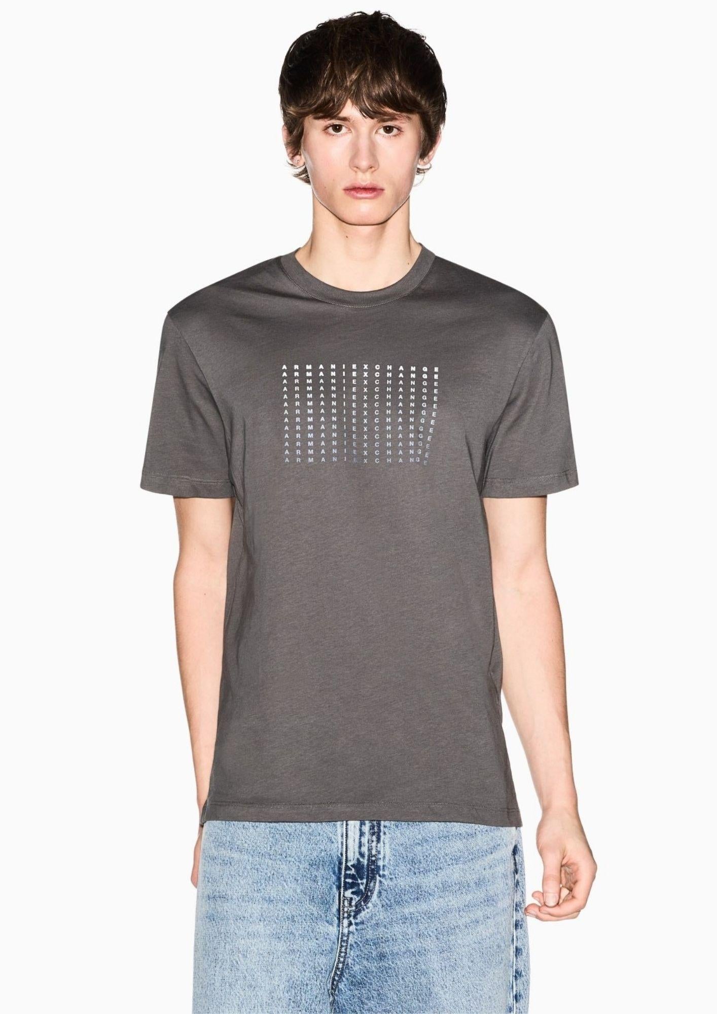 Armani Exchange T-Shirt Uomo Beige XM002519 AF10334 U8144 ARMANI EXCHANGE