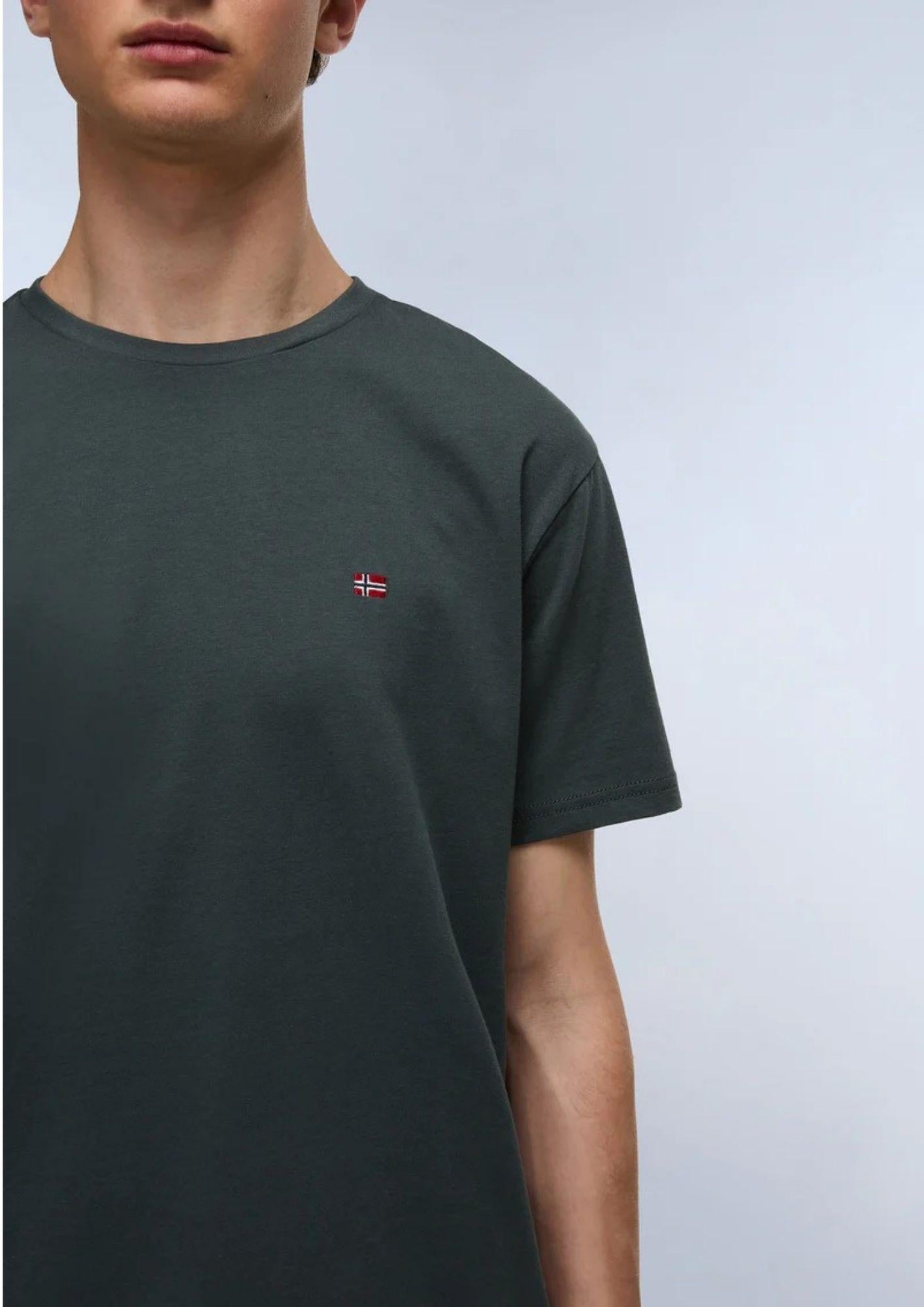 Napapaijri T-Shirt Uomo Verde Urban NP0A4H8D G1S NAPAPIJRI
